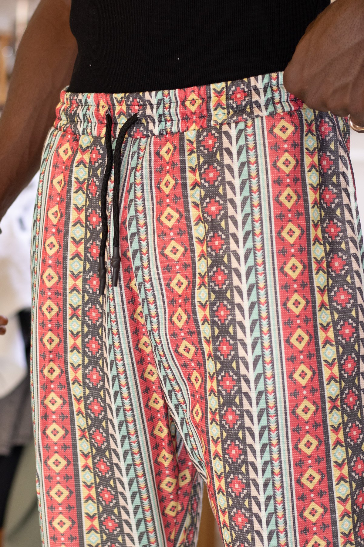 Bohem Desen Baggy Şalvar