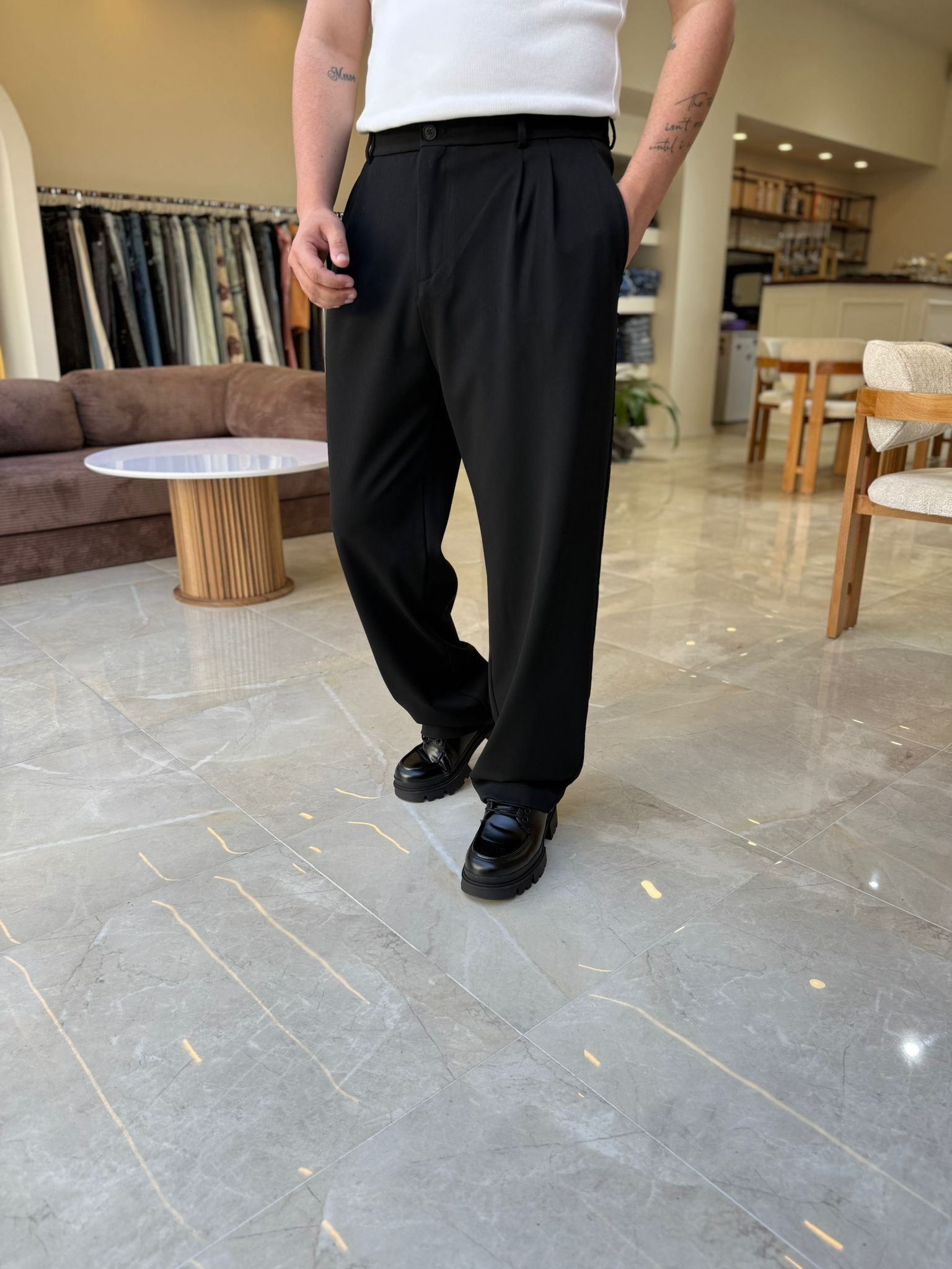 İtalyan Kesim Baggy Pantolon
