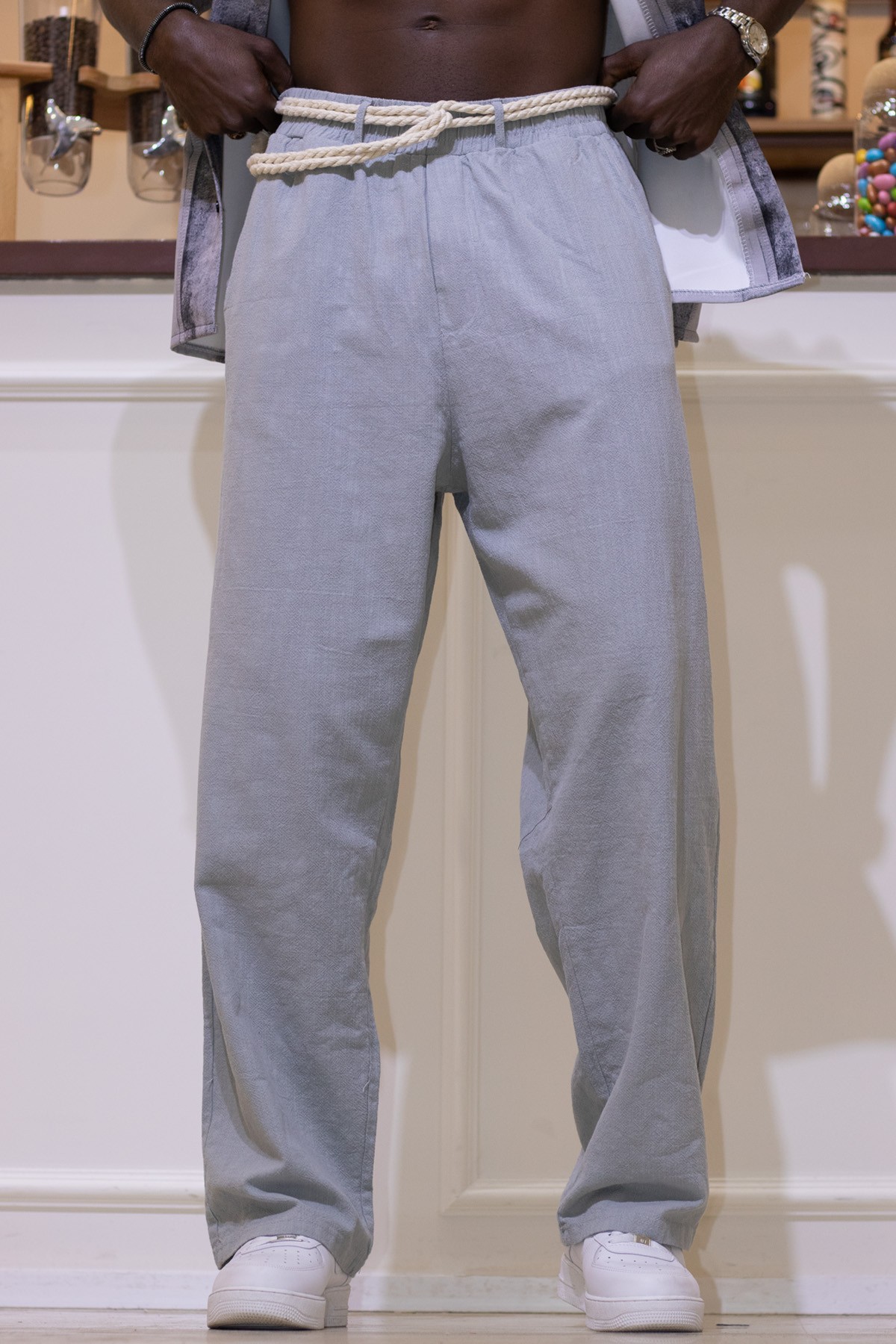 Kordon Detaylı Ketan Baggy