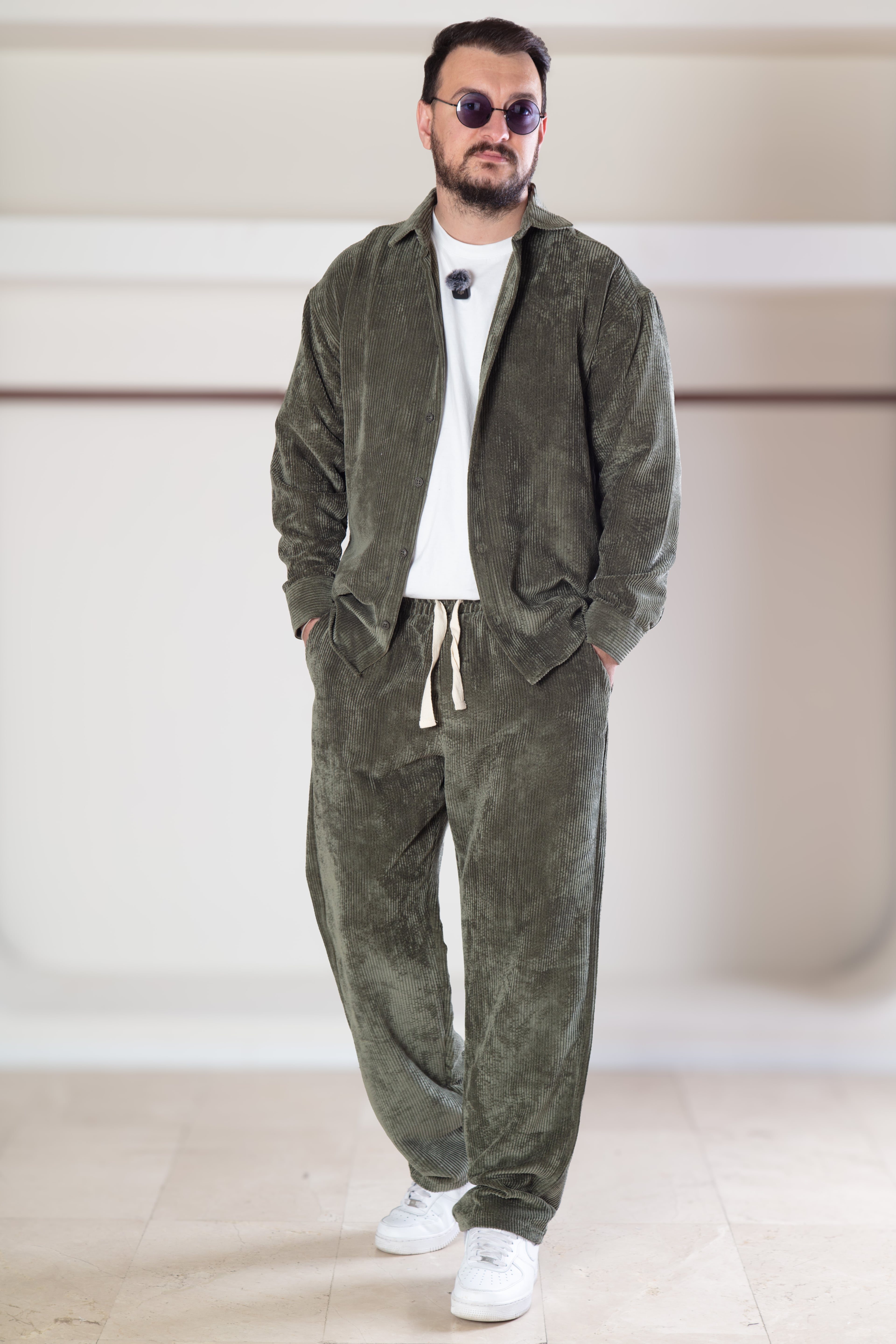 Oversize Kadife Takım