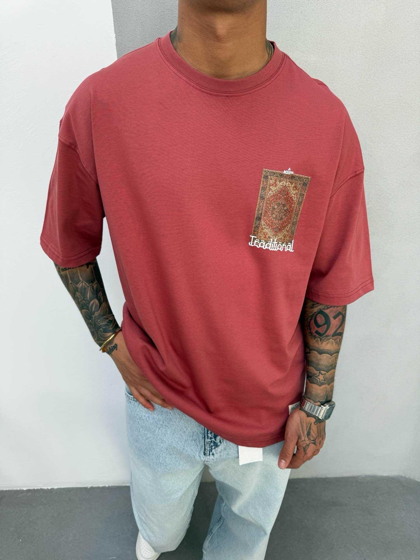 Baskılı Oversize Tshirt