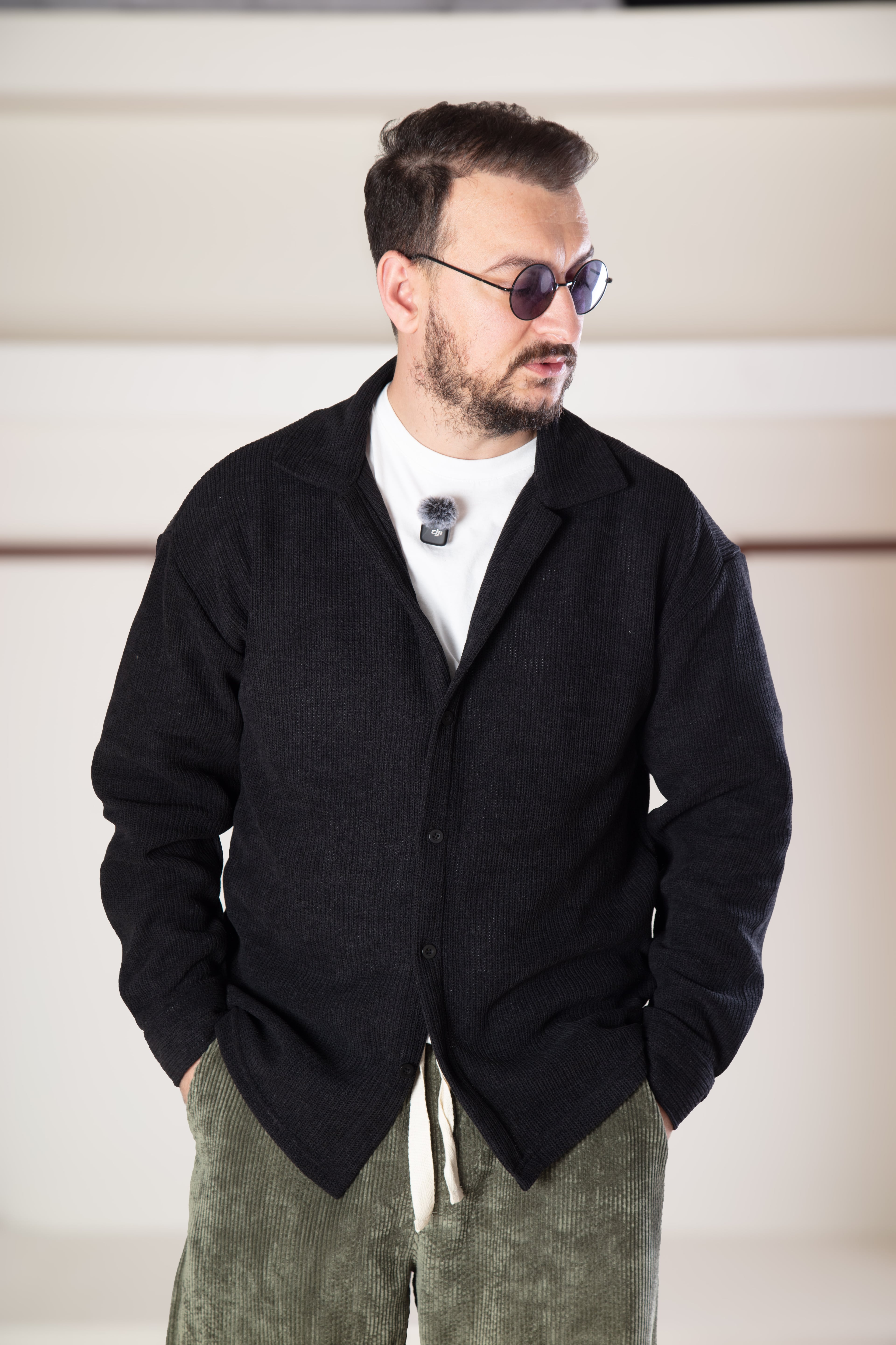 Oversize Triko Gömlek
