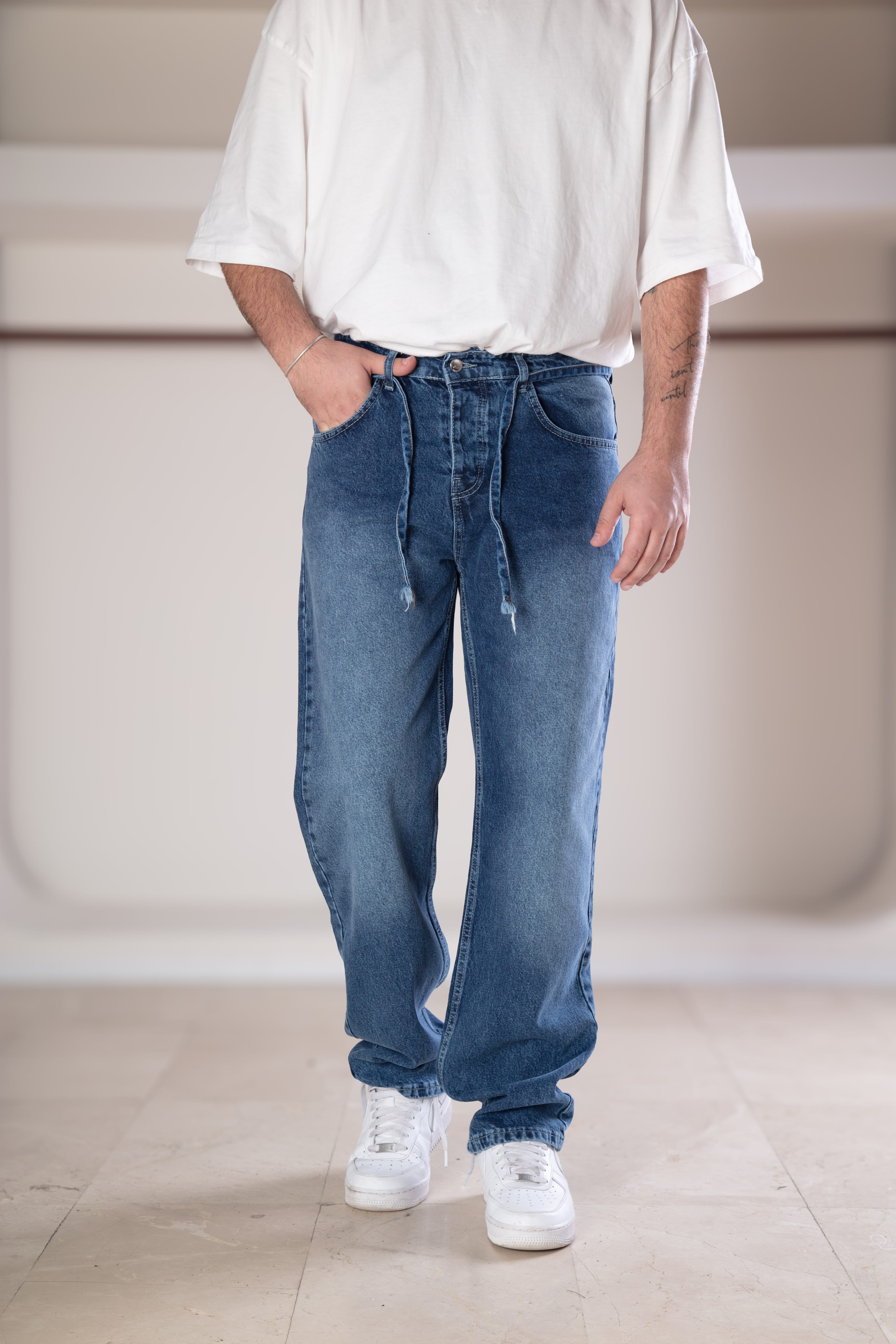 Erkek Baggy Jean Pantolon
