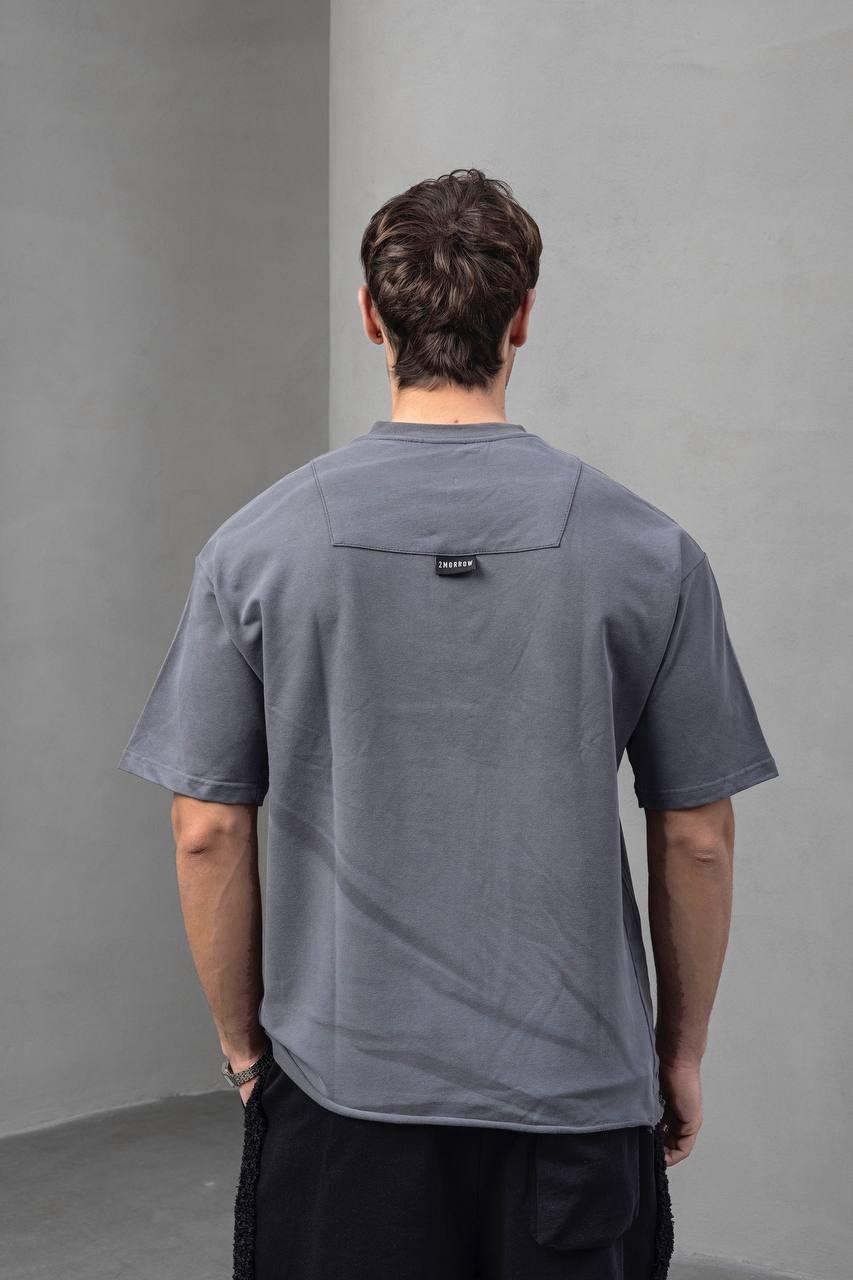 Hakim Yaka Fermuarlı Tshirt