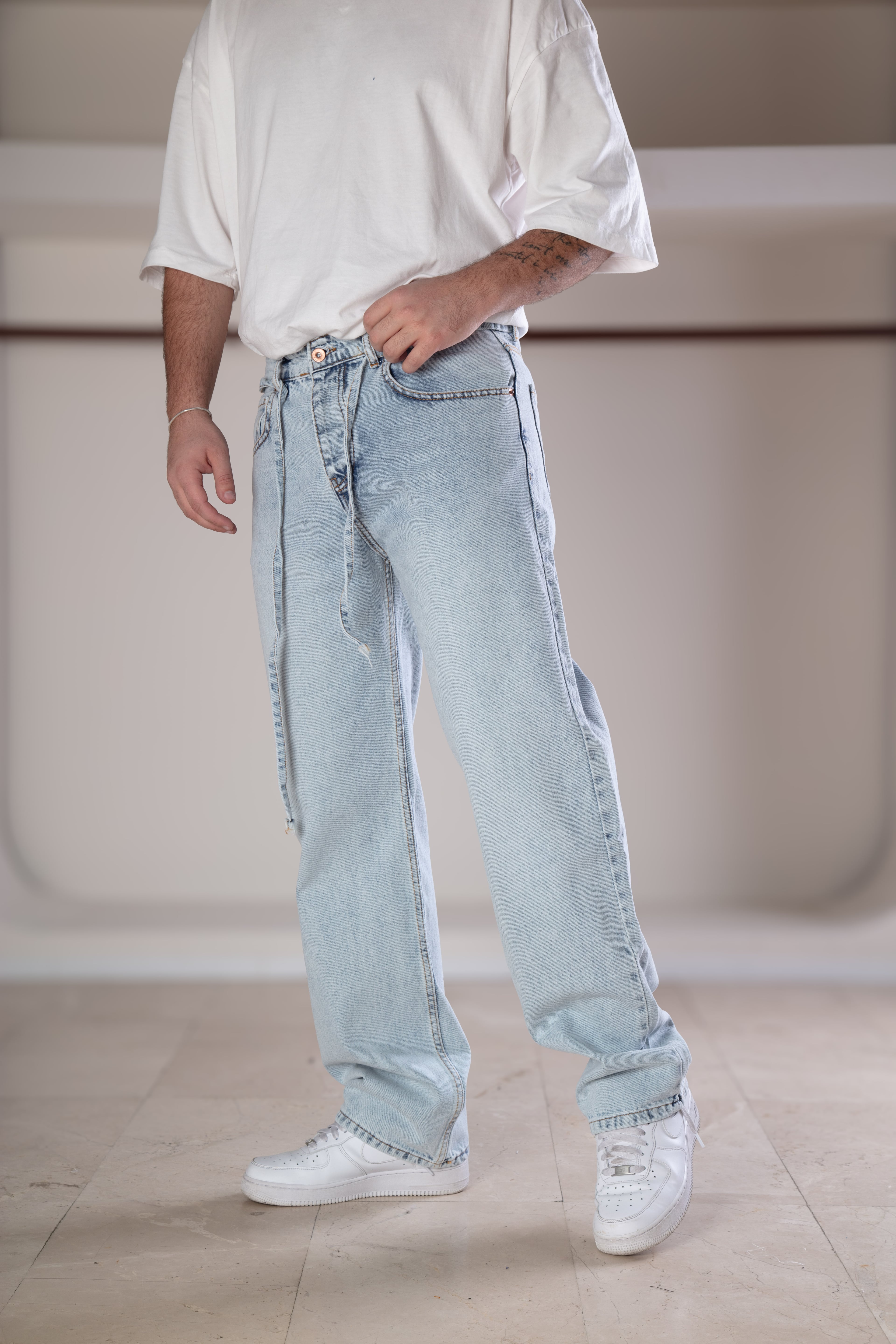 Erkek Baggy Jean Pantolon