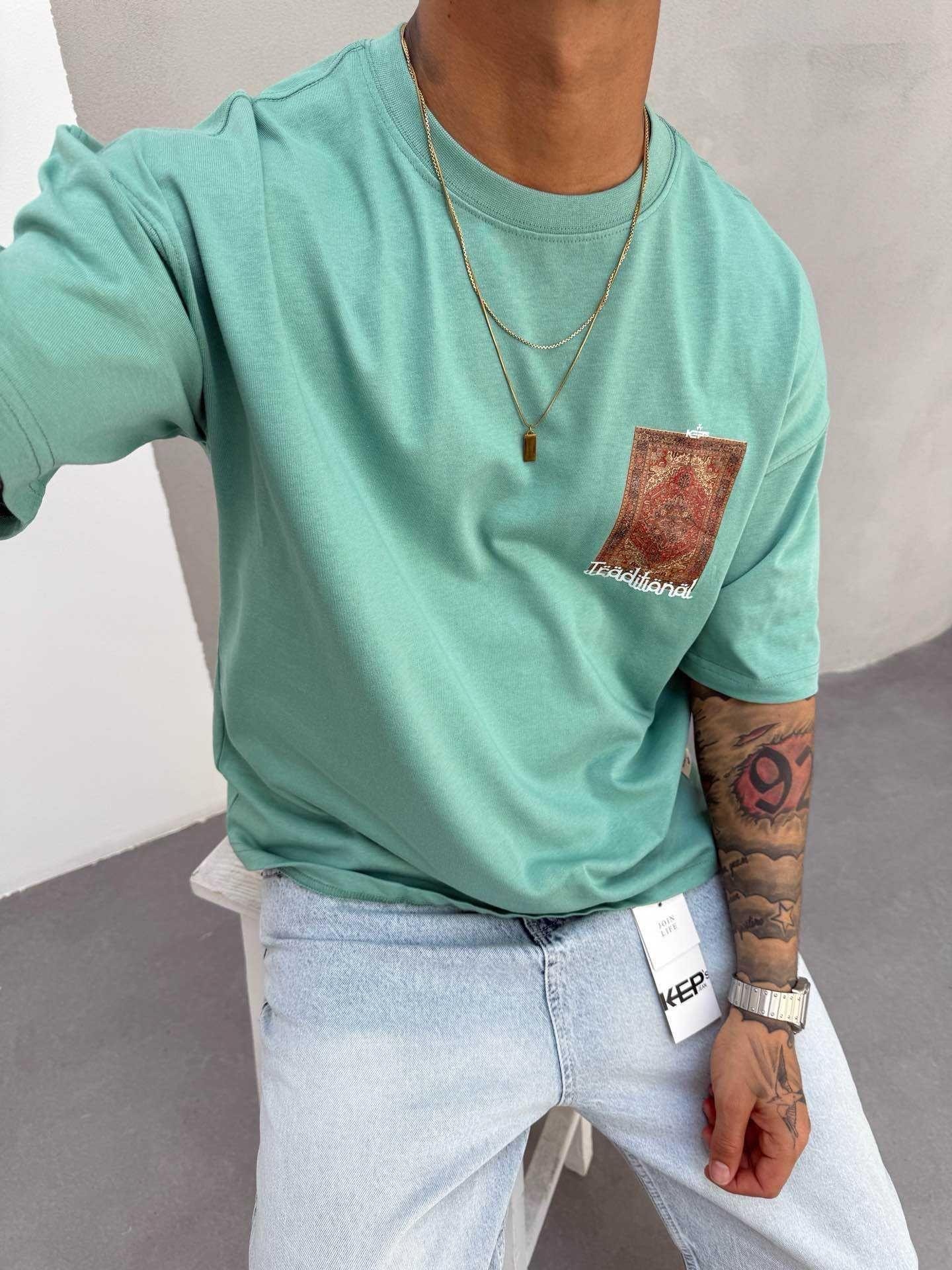Baskılı Oversize Tshirt