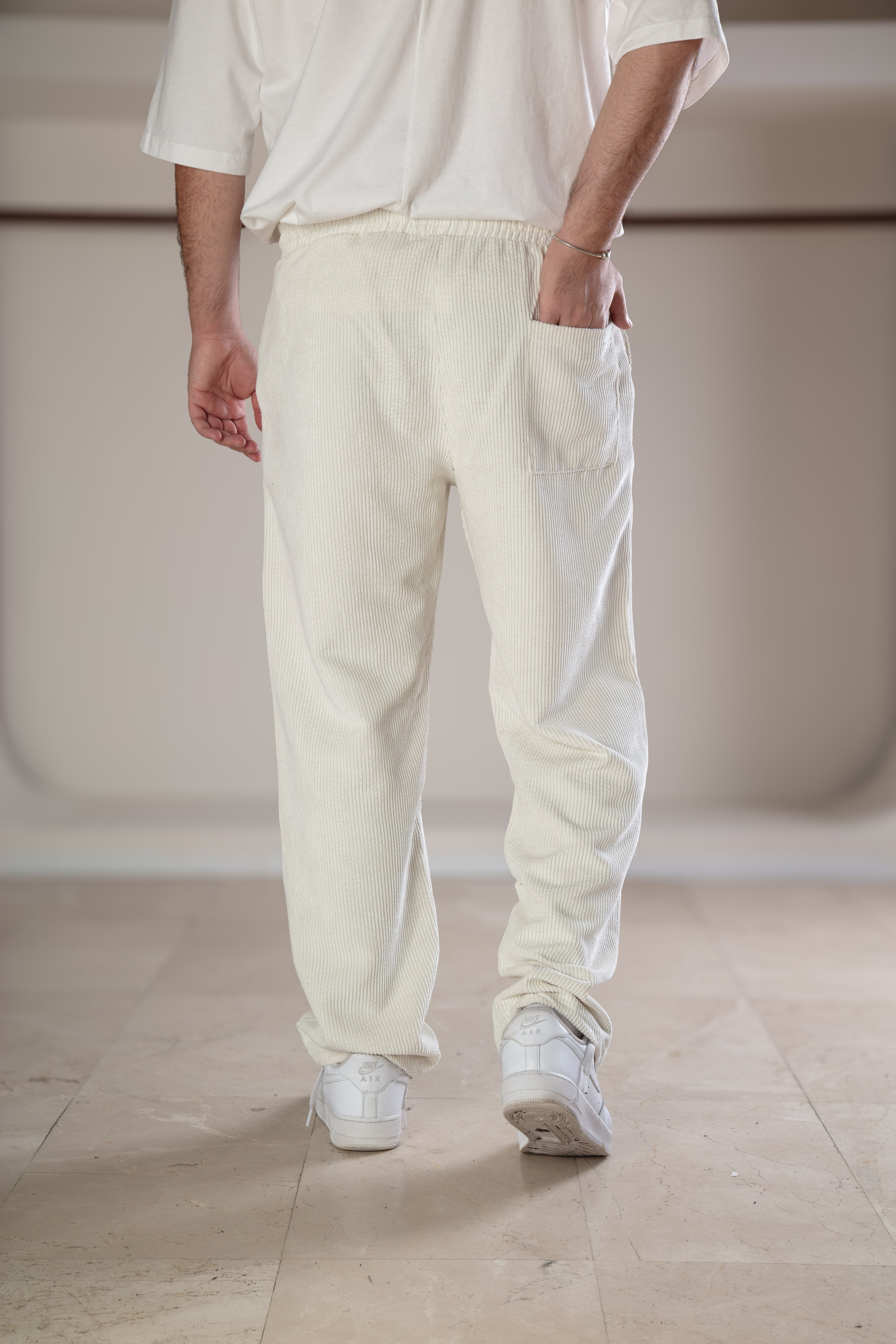 Kadife Kumaş Baggy Pantolon