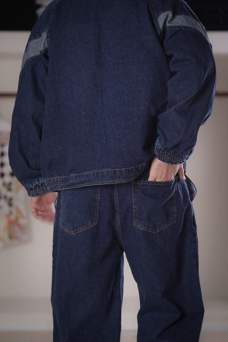 Baggy Pantolon Kot Ceket Takım
