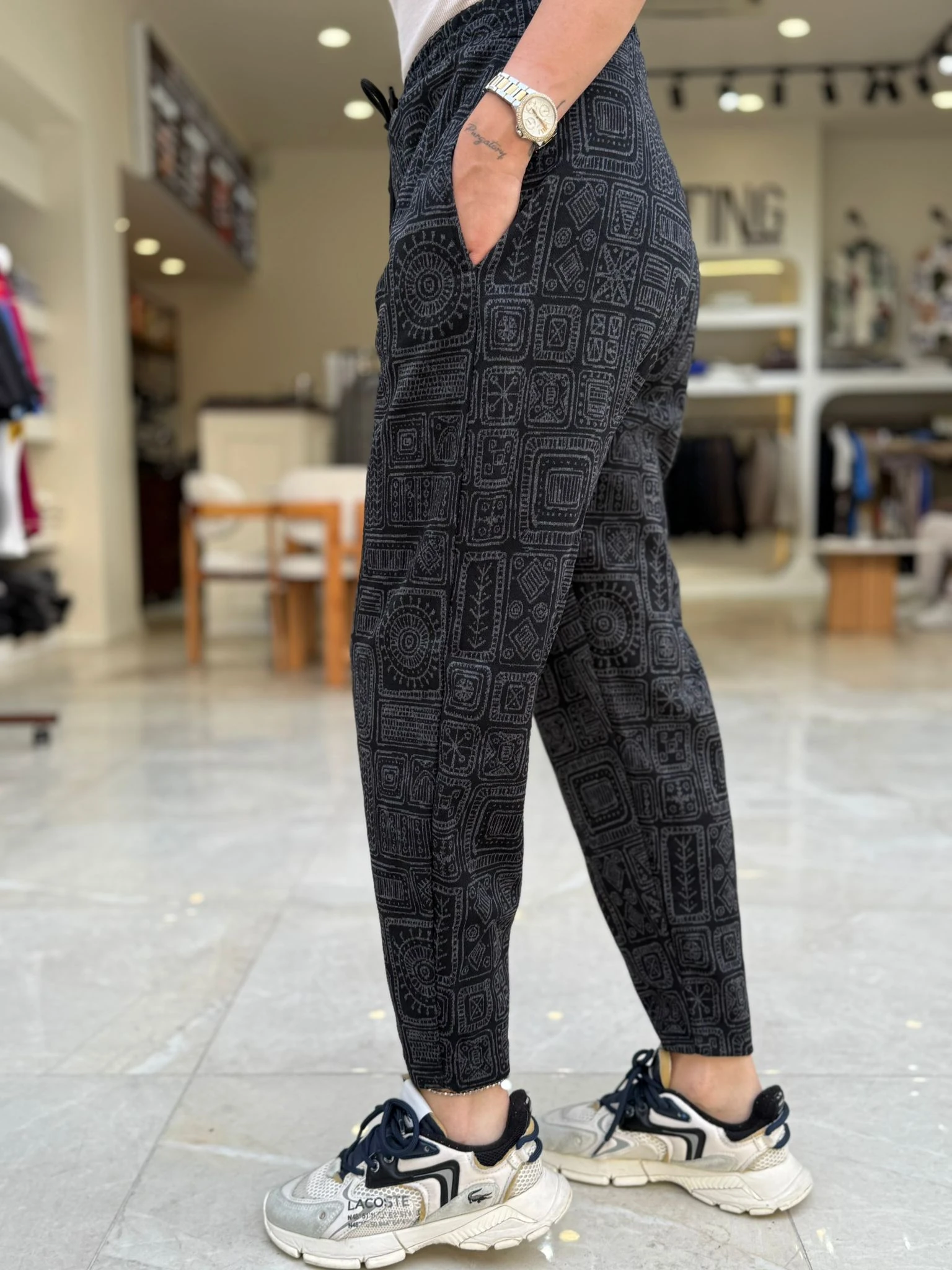 Bayan Bohem Desen Baggy 