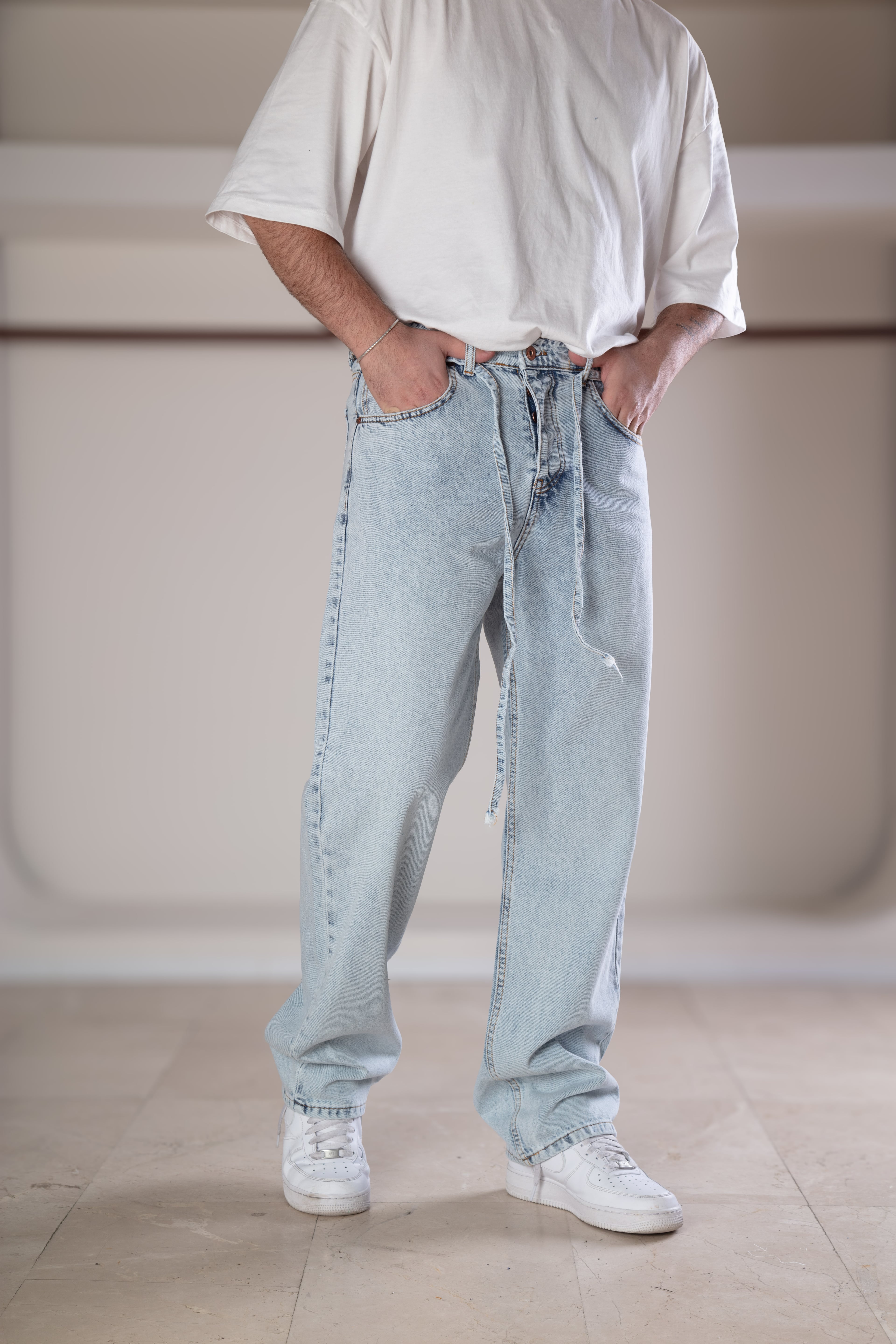 Erkek Baggy Jean Pantolon