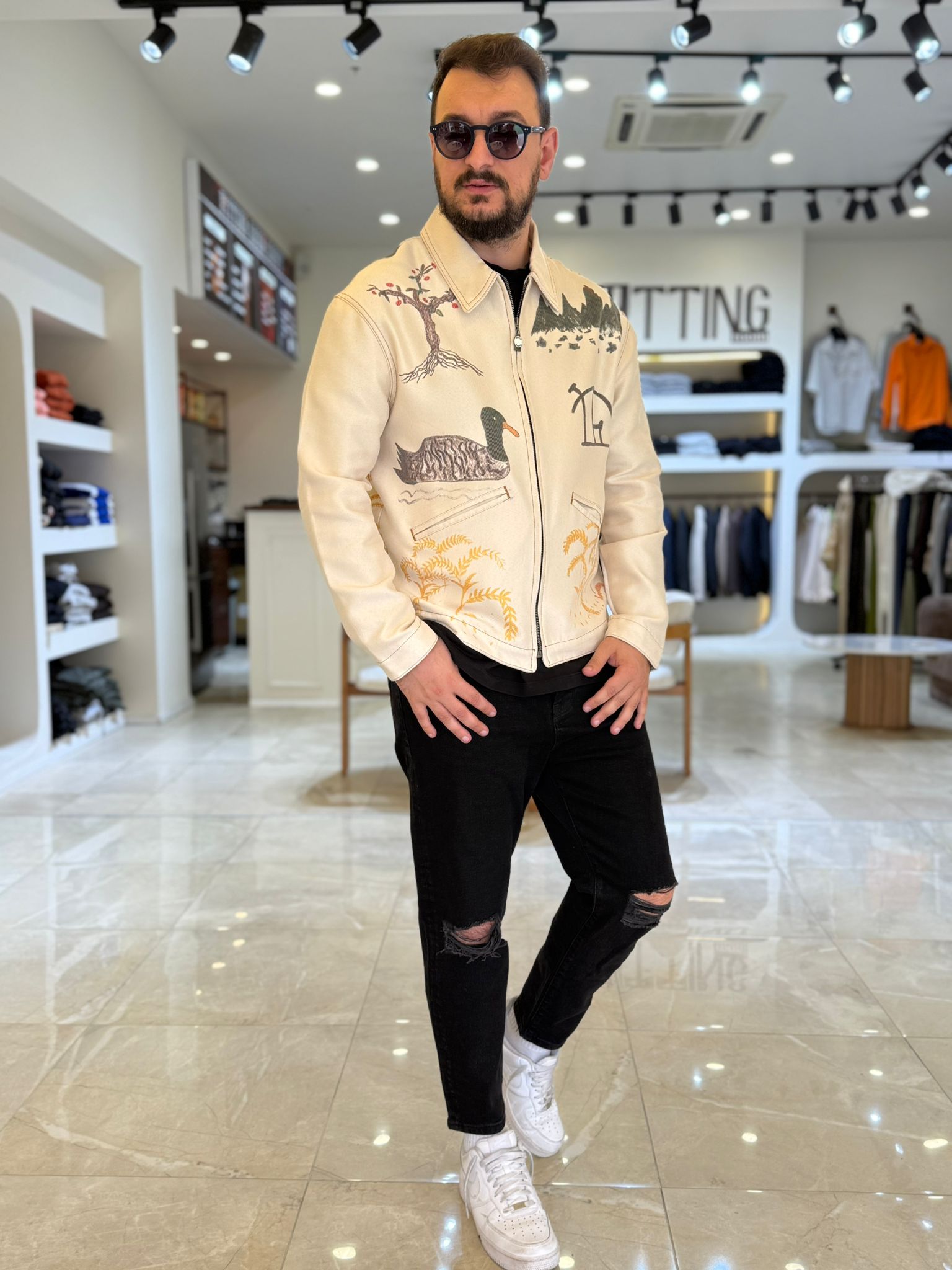 Desenli Premium Ceket