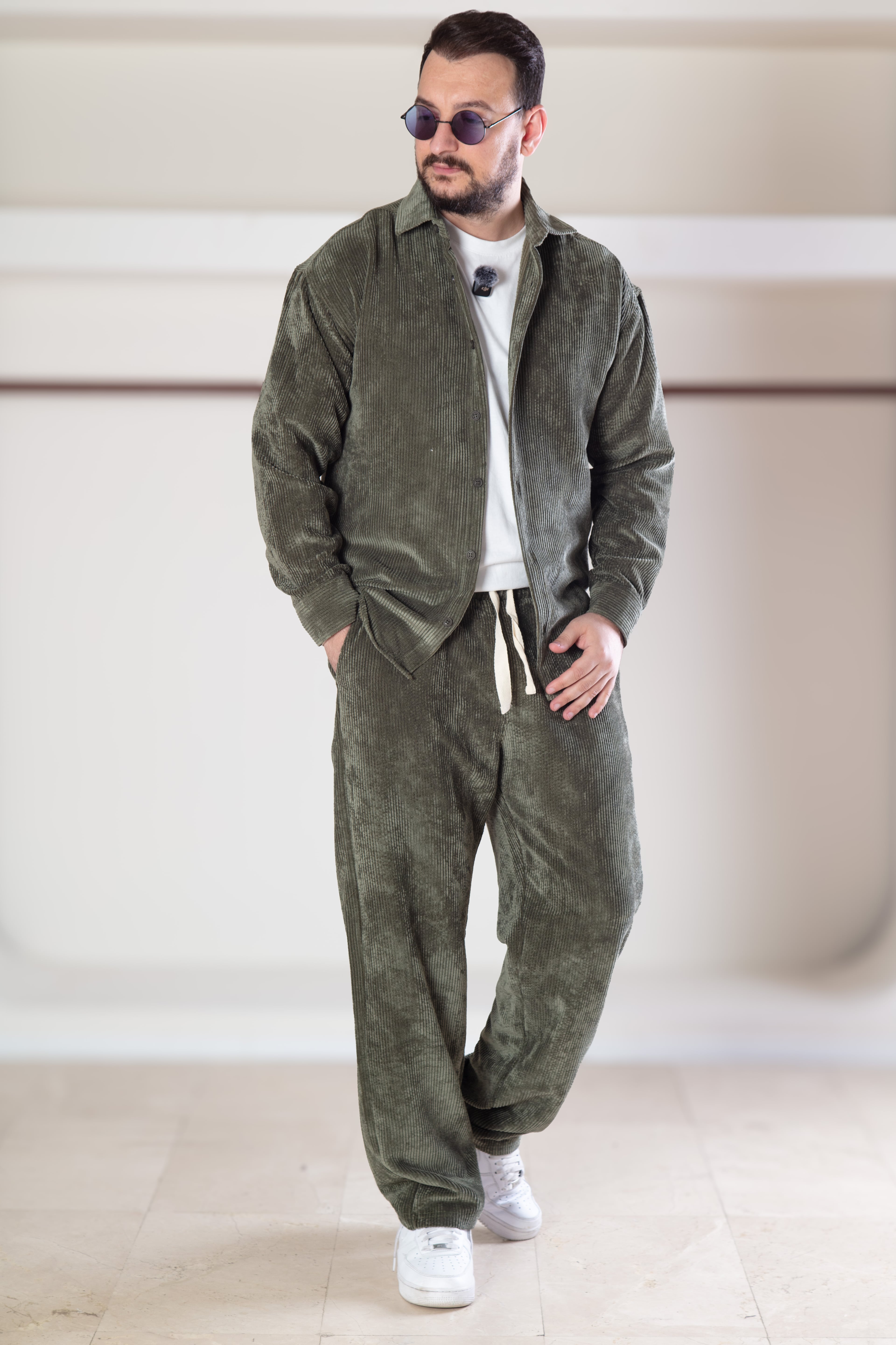 Oversize Kadife Takım