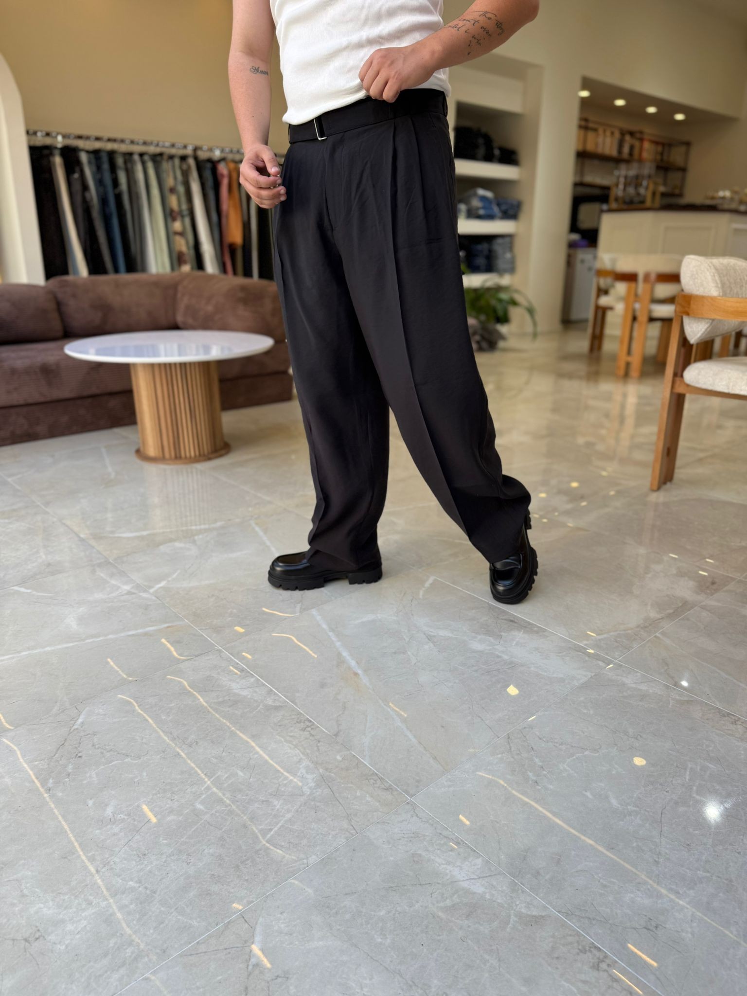 İtalyan Kesim Baggy Pantolon