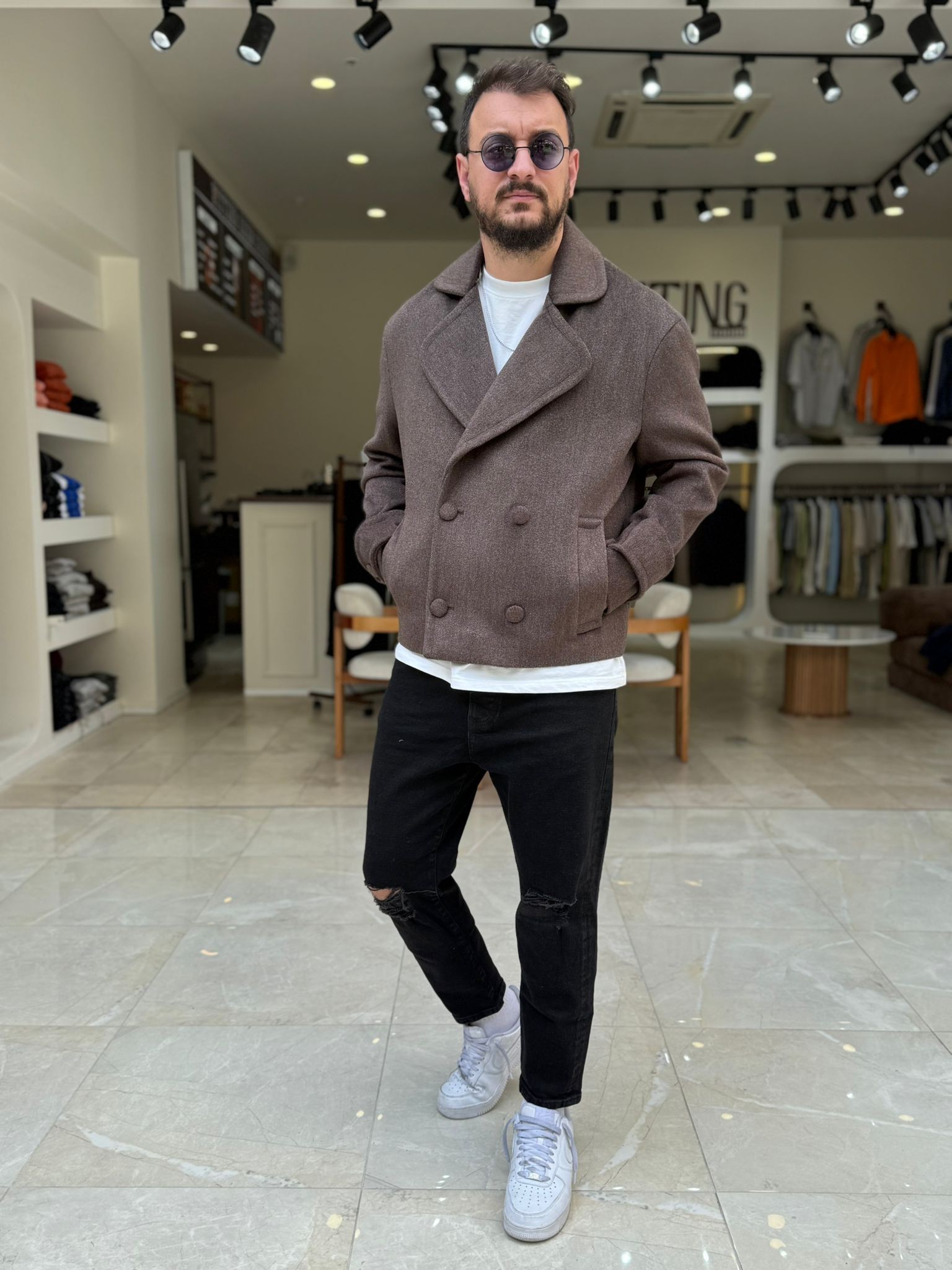 Crop Fit Ceket