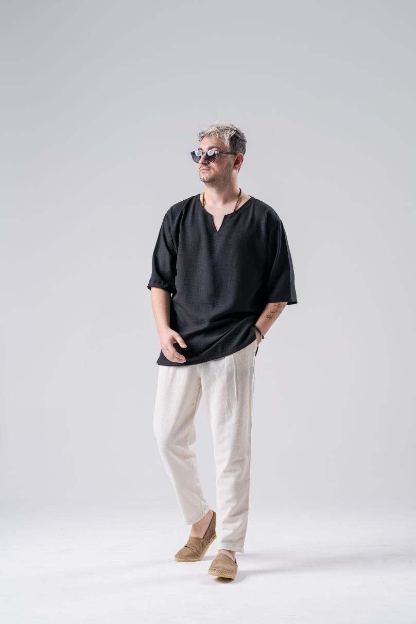 Oversize Armut Yaka Tshirt