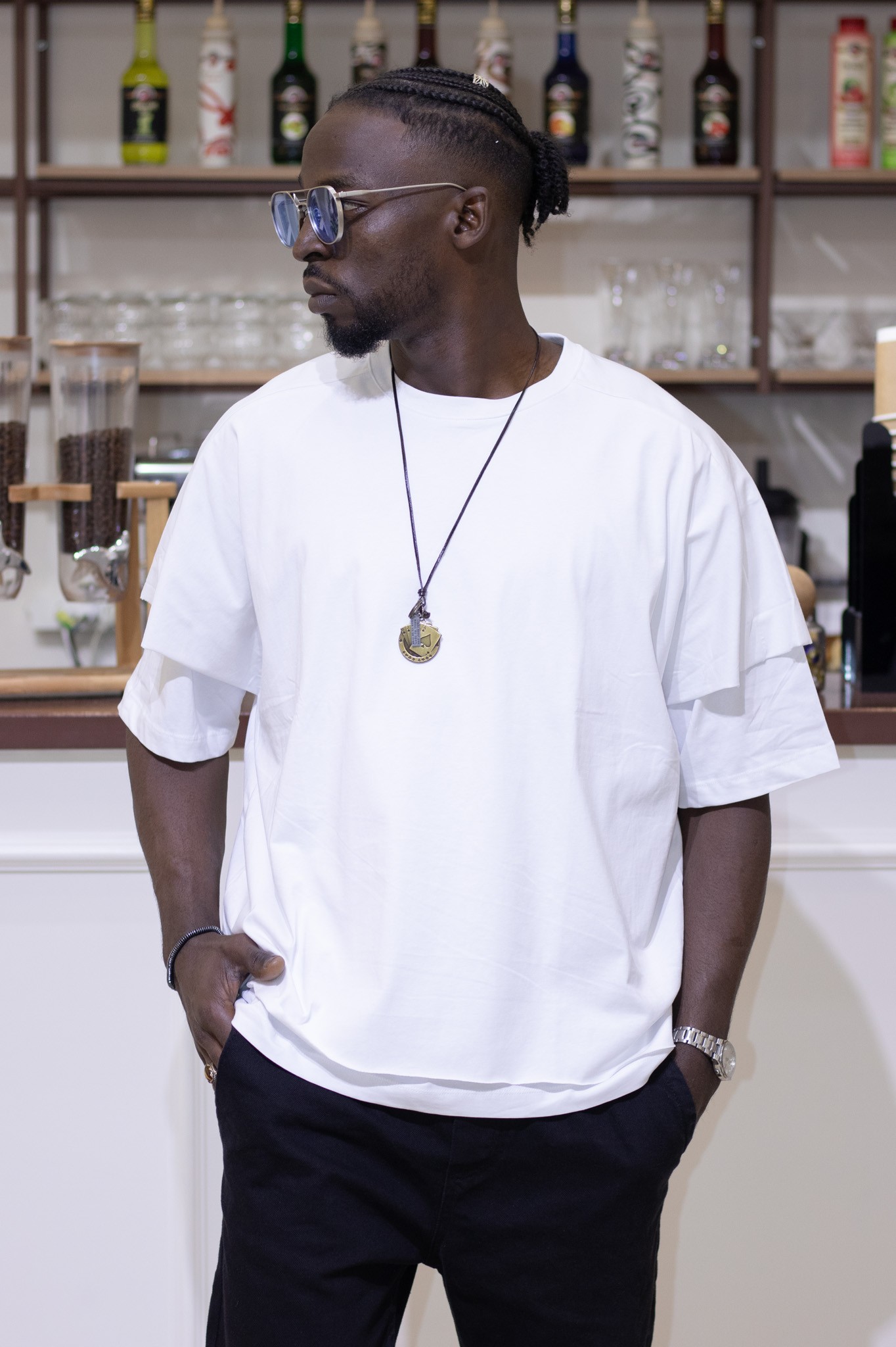 Çift Dikil Oversize Tshirt