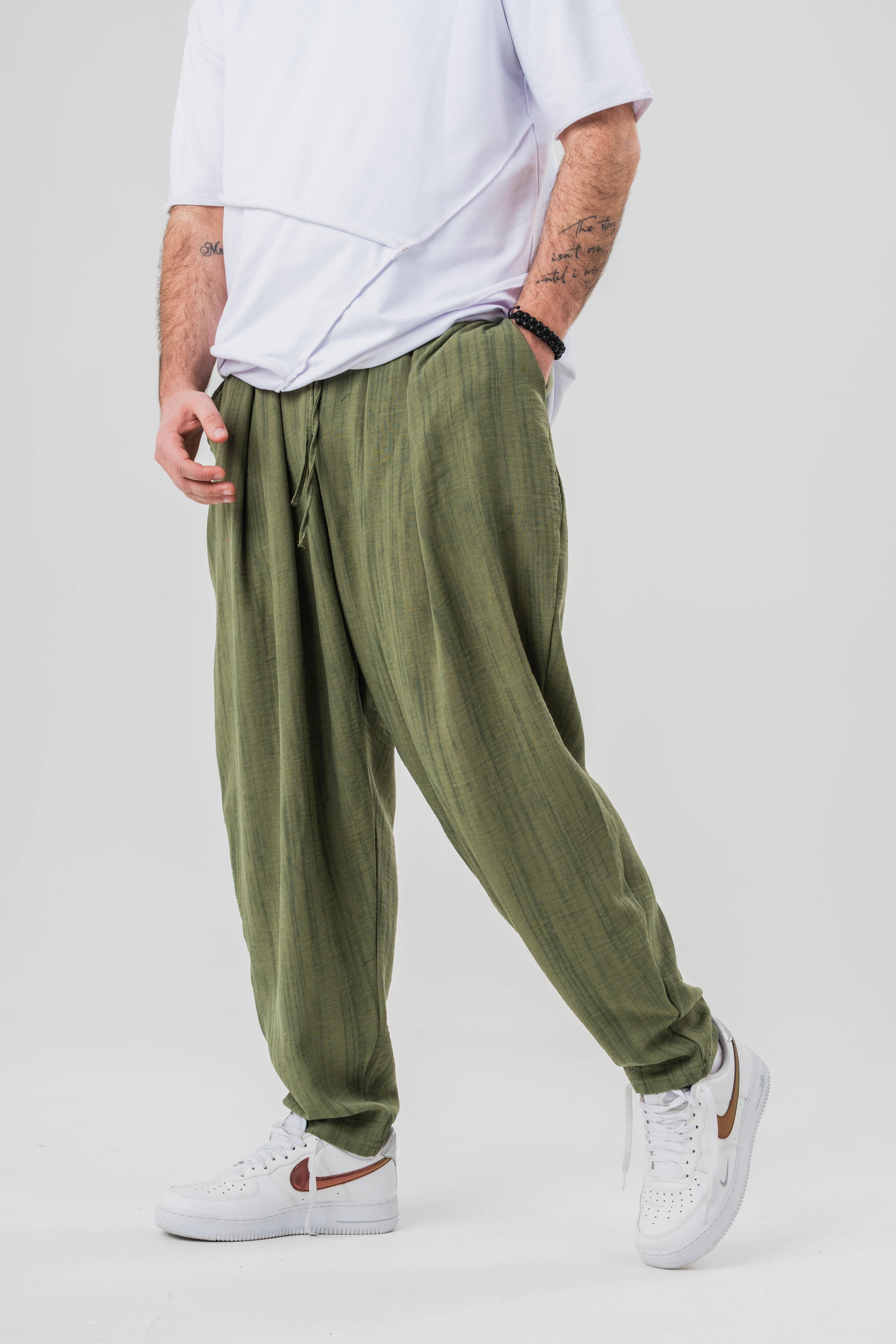 Desenli Baggy Pantolon