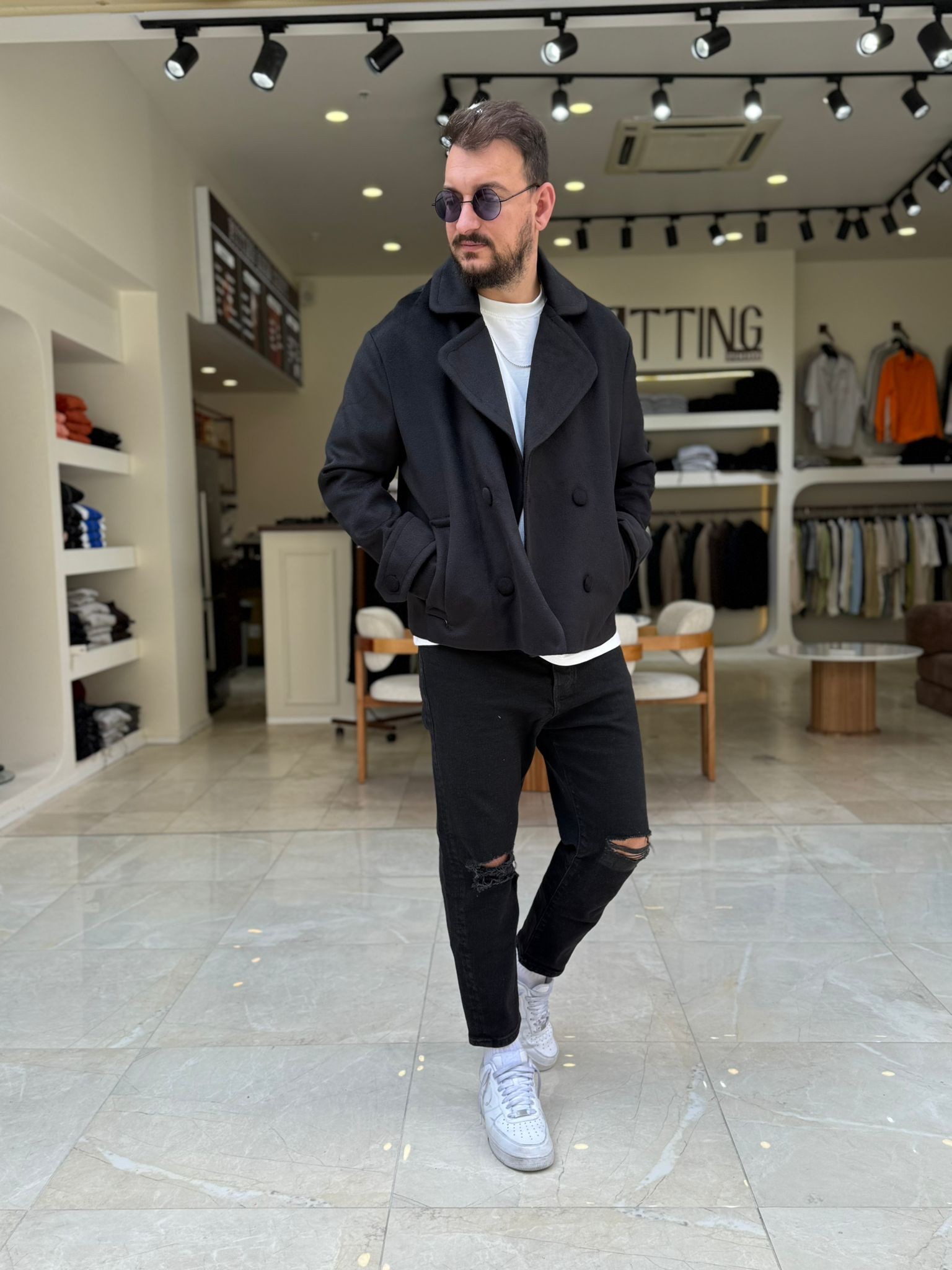 Crop Fit Ceket