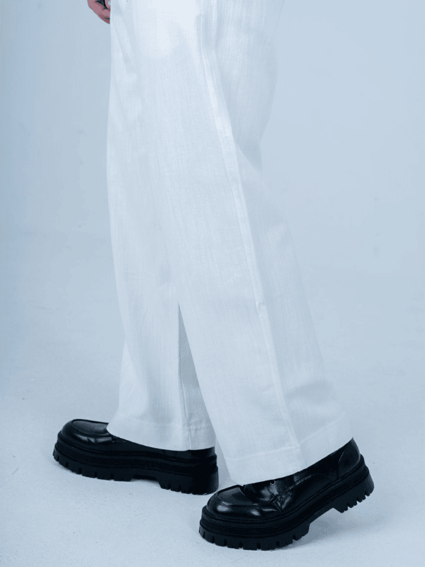 Keten Baggy Kalıp Pantolon