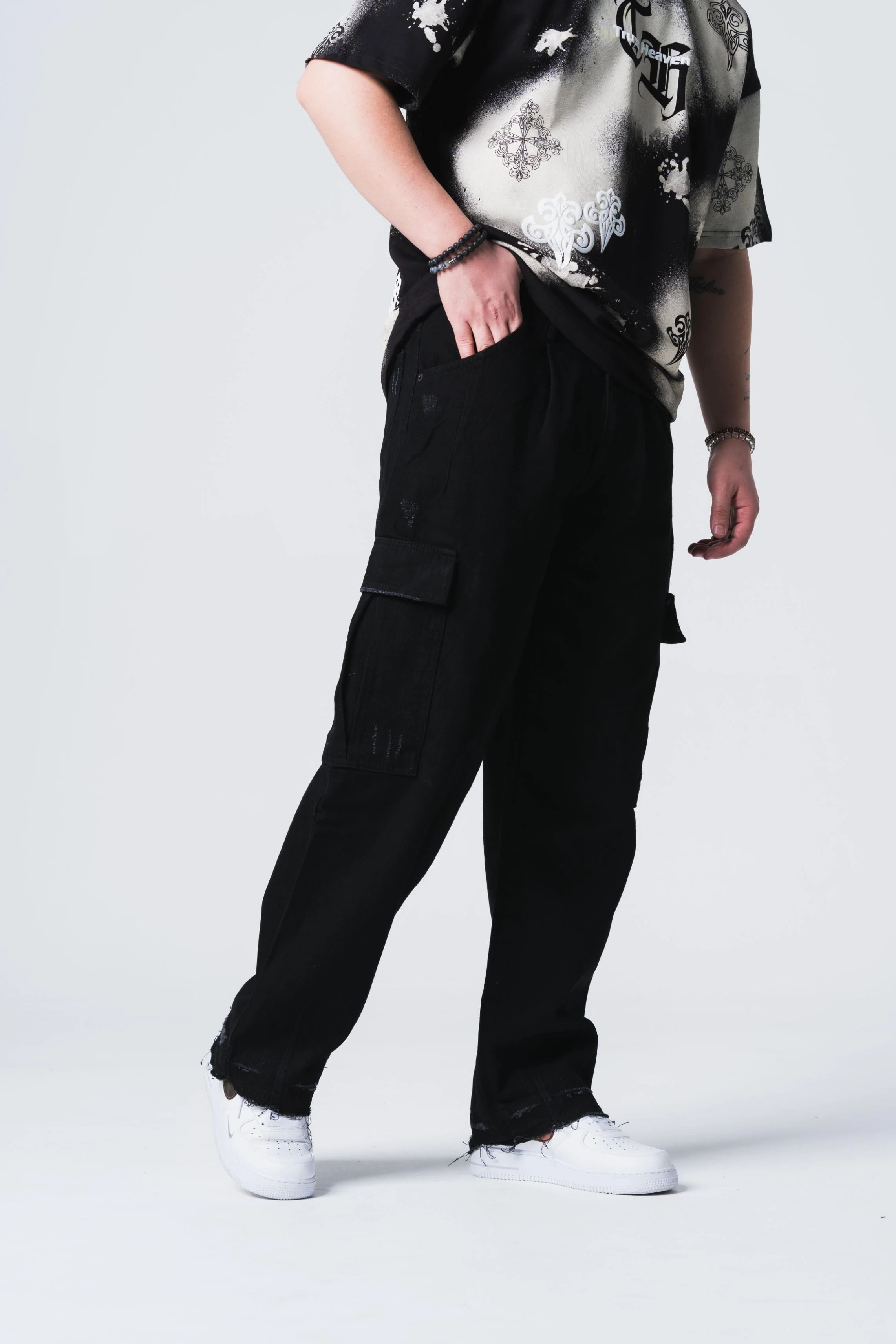 Kargo Cep Balon Kalıp Kot Pantolon