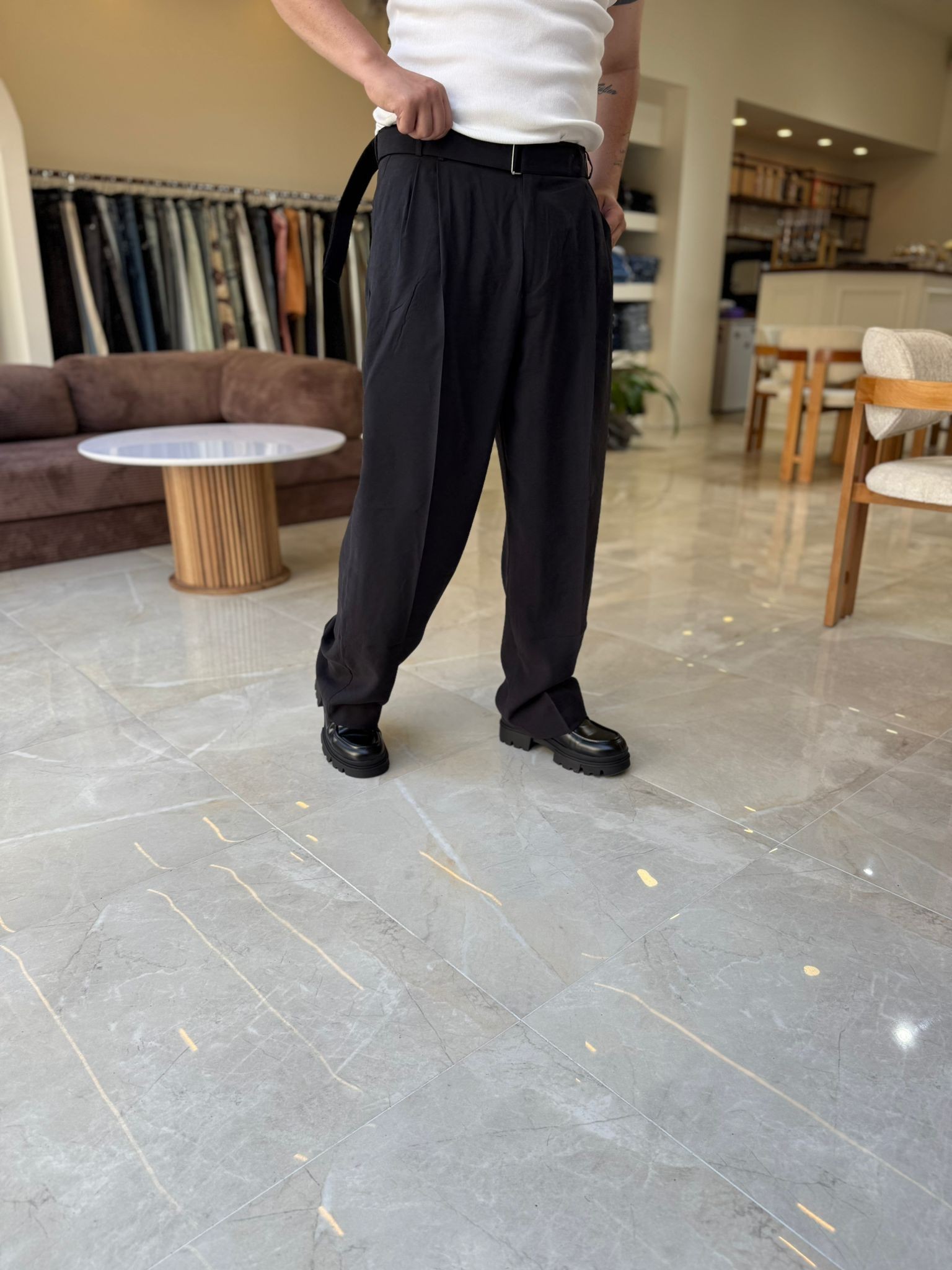 İtalyan Kesim Baggy Pantolon