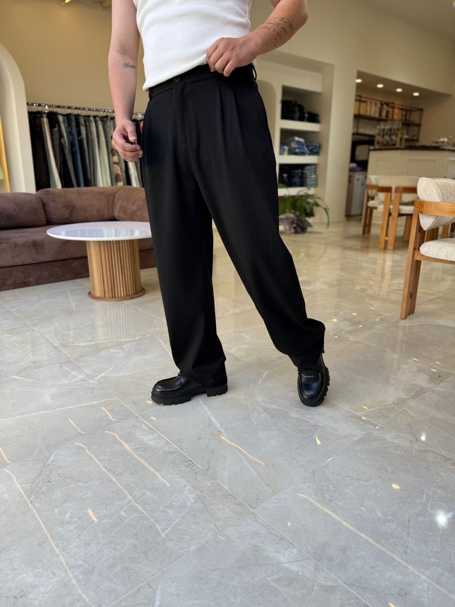 İtalyan Kesim Baggy Pantolon