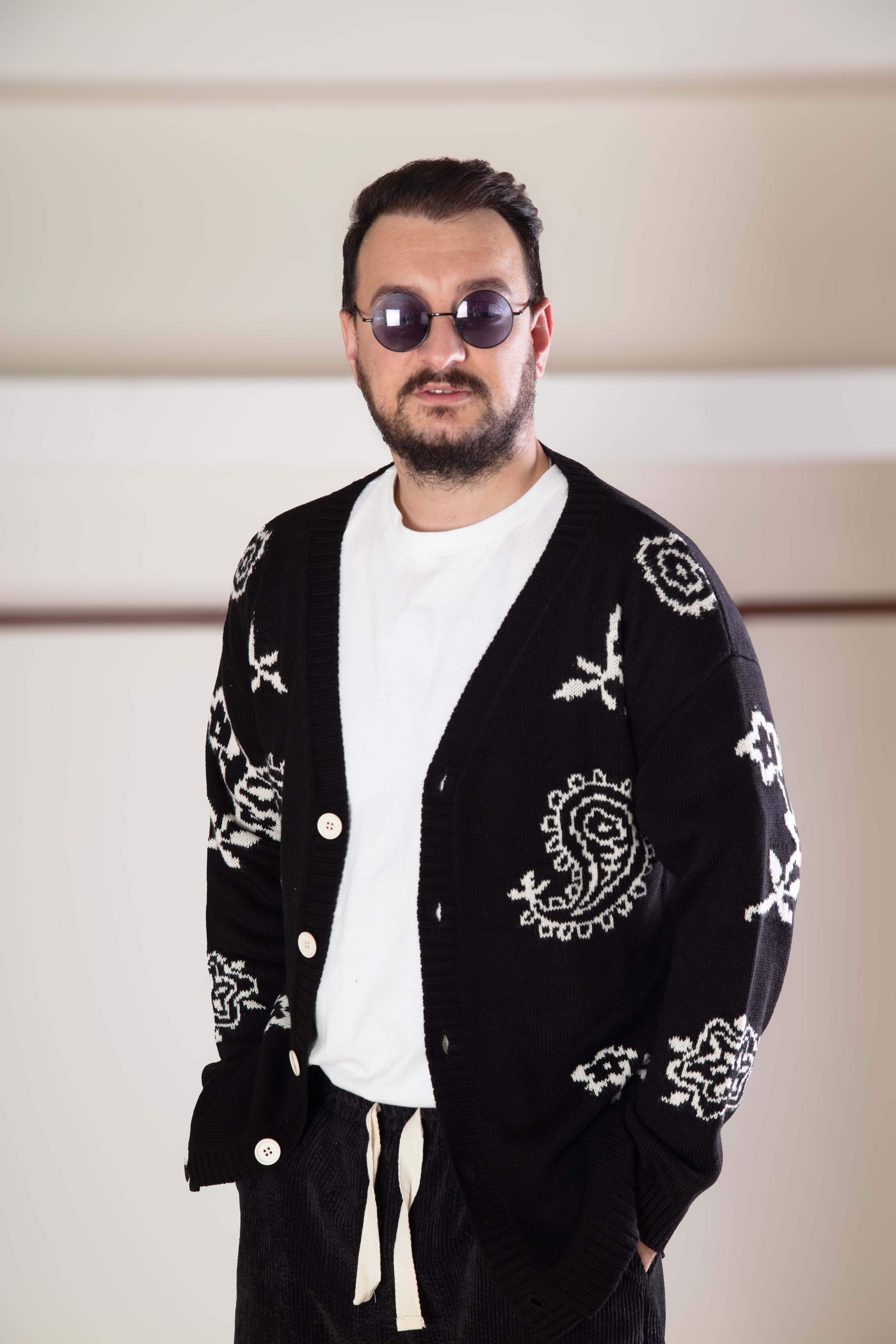 Premium Desenli Triko Hırka