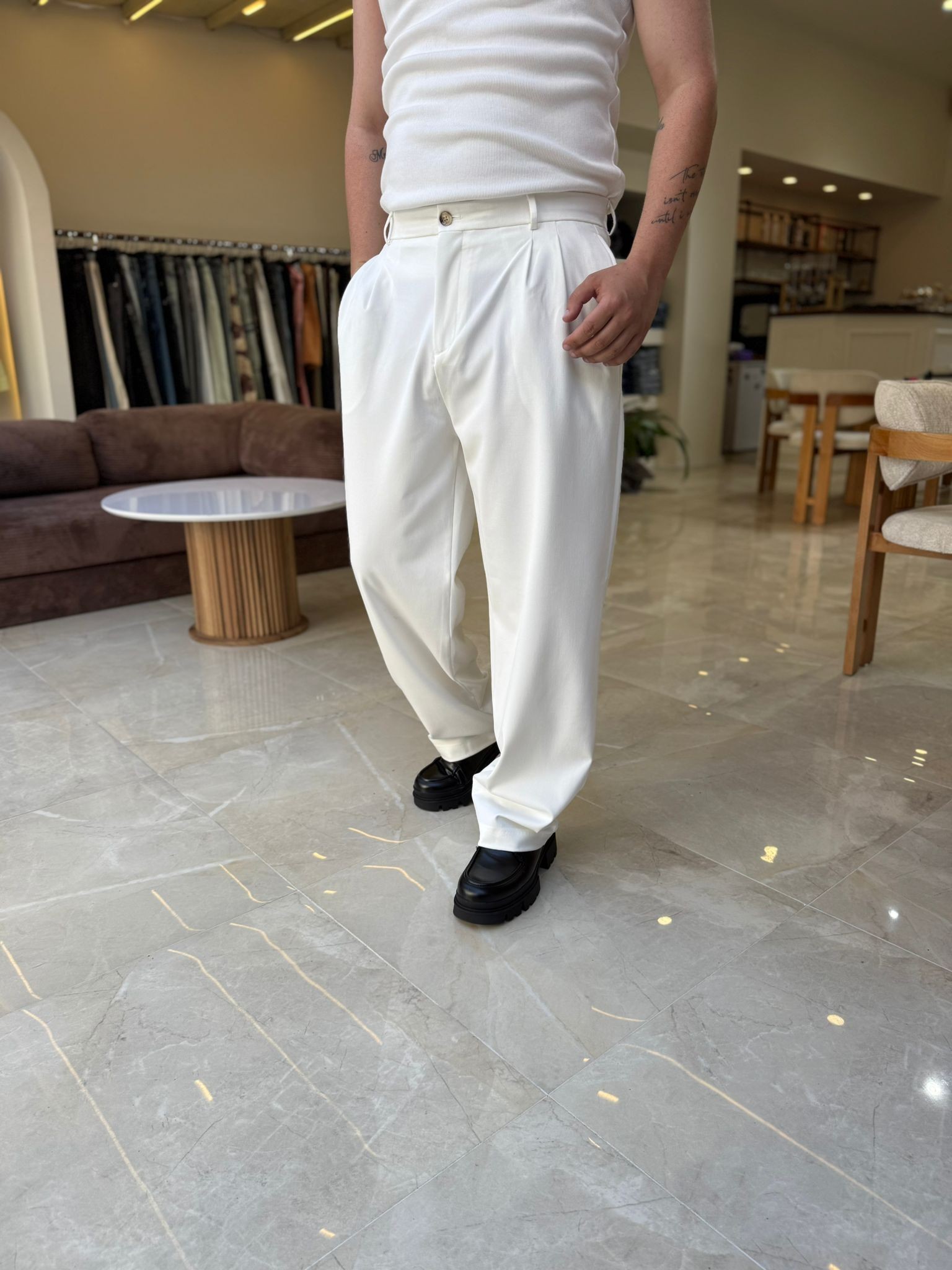 İtalyan Kesim Baggy Pantolon