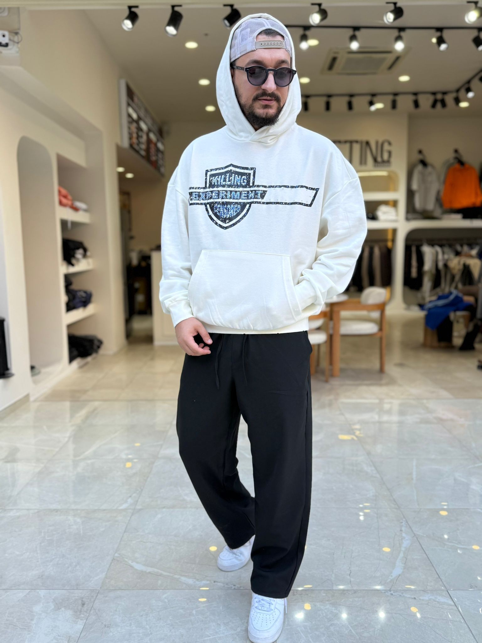 Premium Kalite Baskılı Street Hoodie