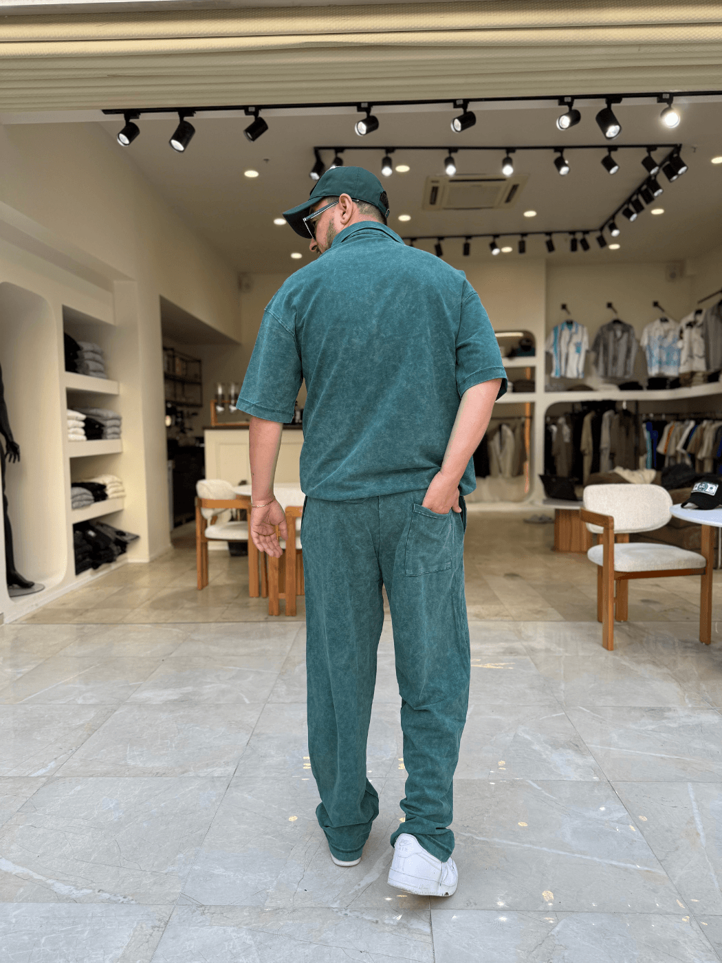 Fermuar Detaylı Oversize Takım