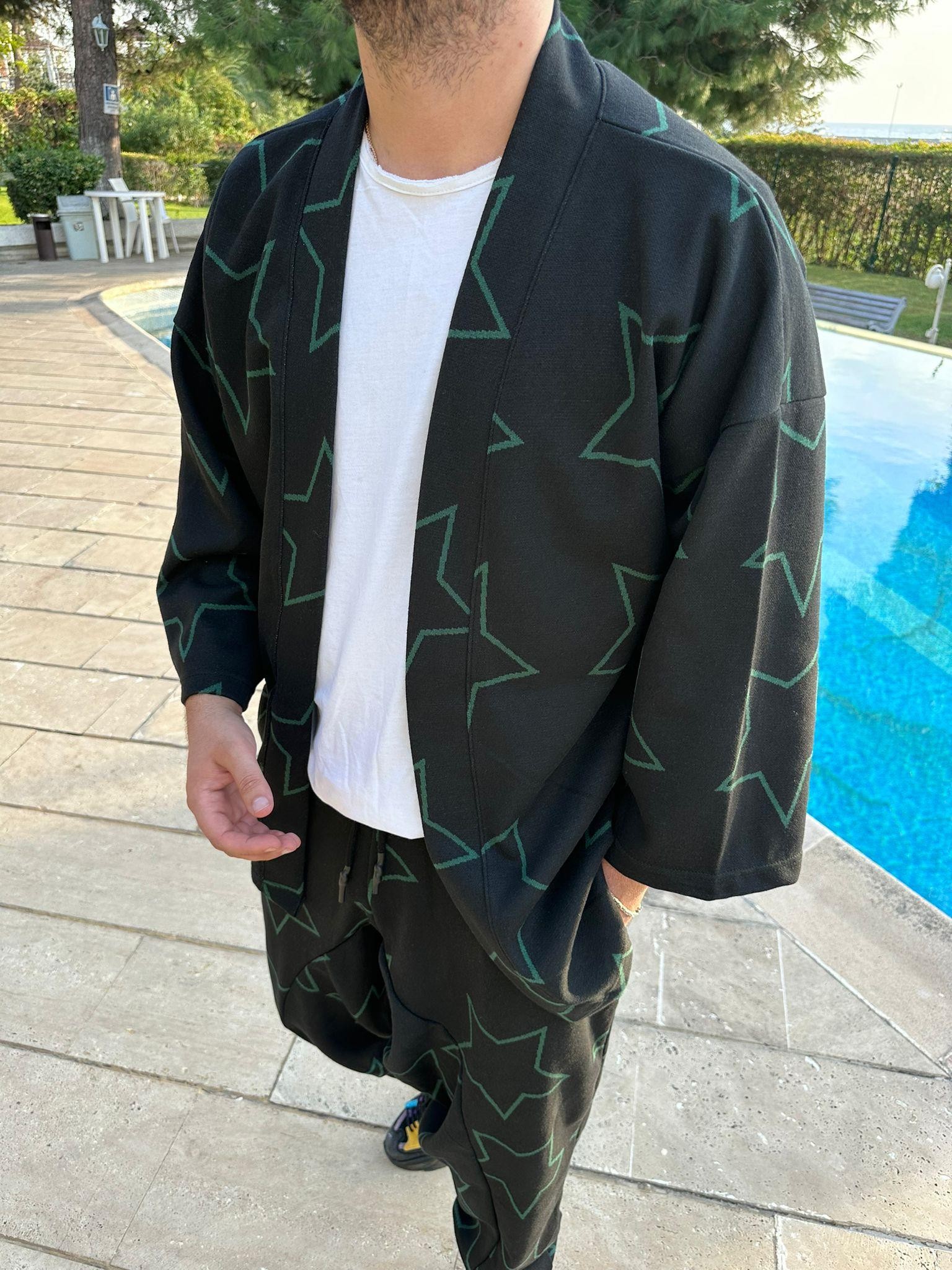 Desenli Kimono