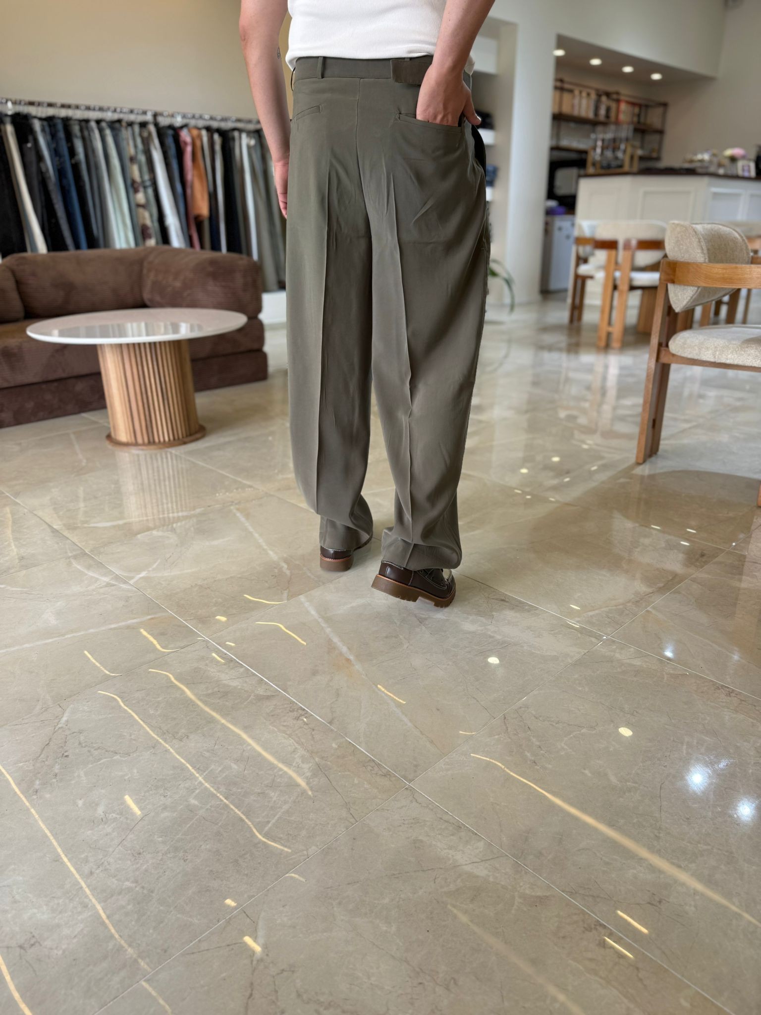 İtalyan Kesim Baggy Pantolon