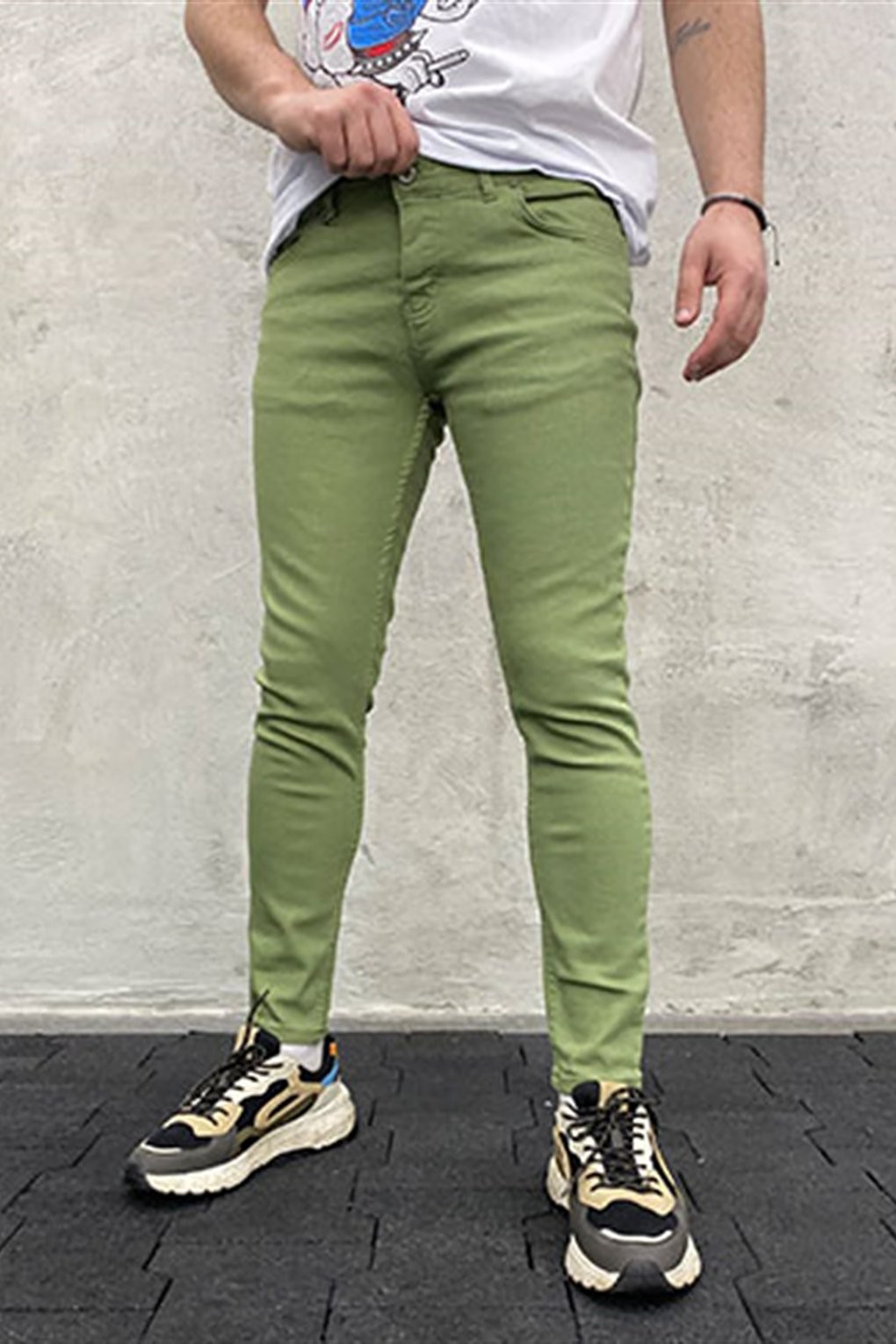 Erkek Skinny Kot Pantolon