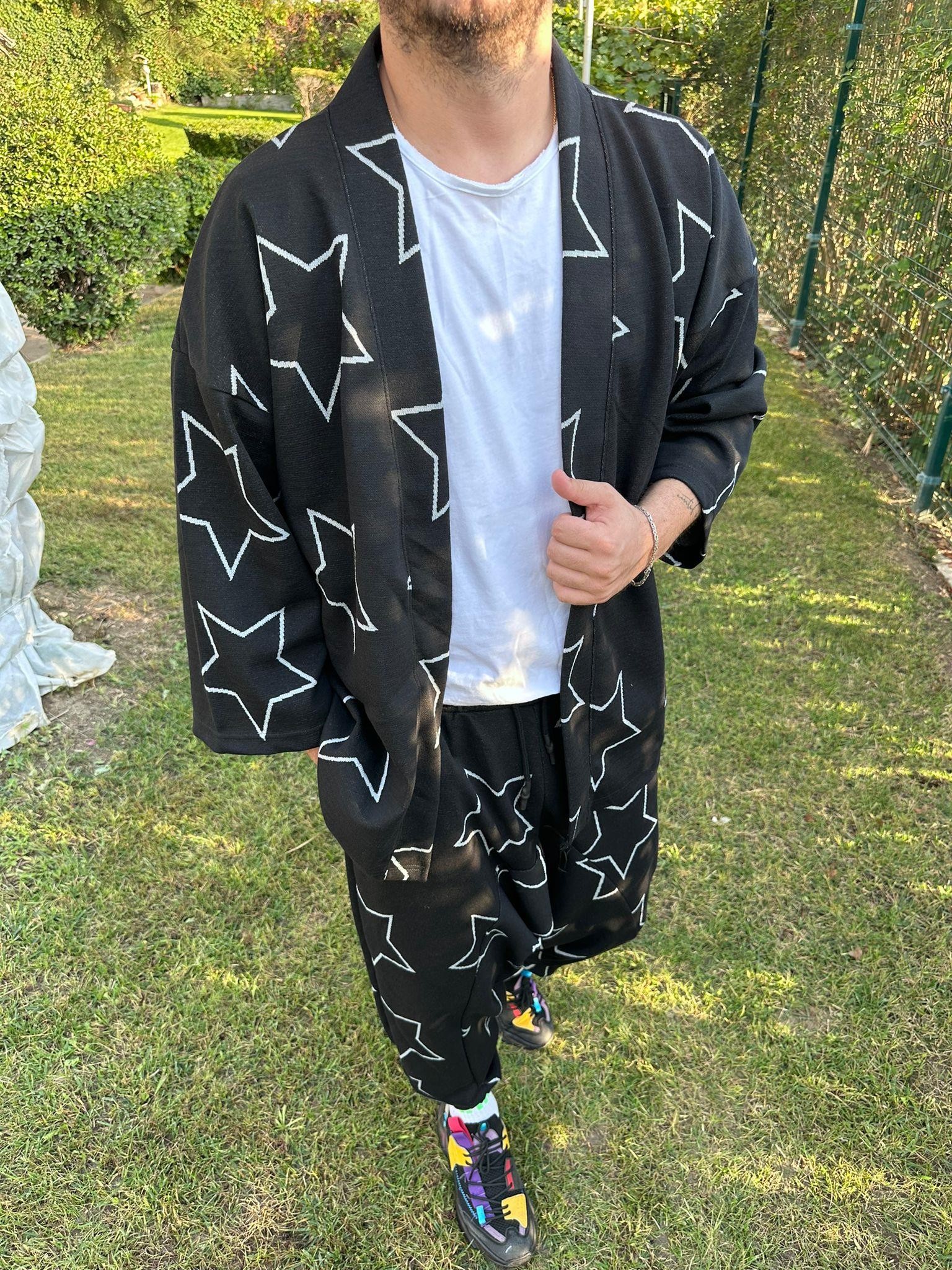 Desenli Kimono
