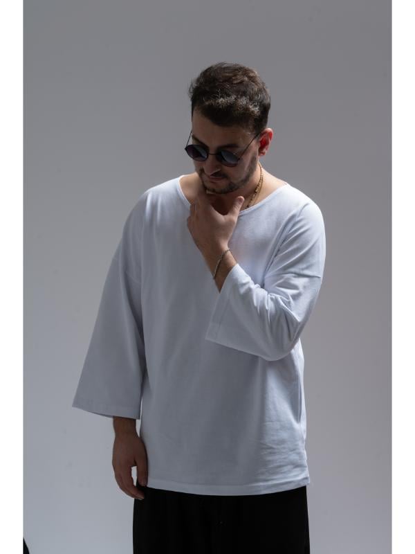Oversize Fakir Kol Bohem T-Shirt