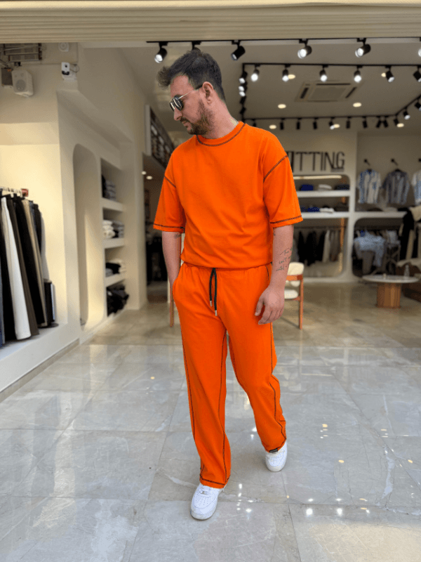 Dikiş Detaylı Chin Takım 