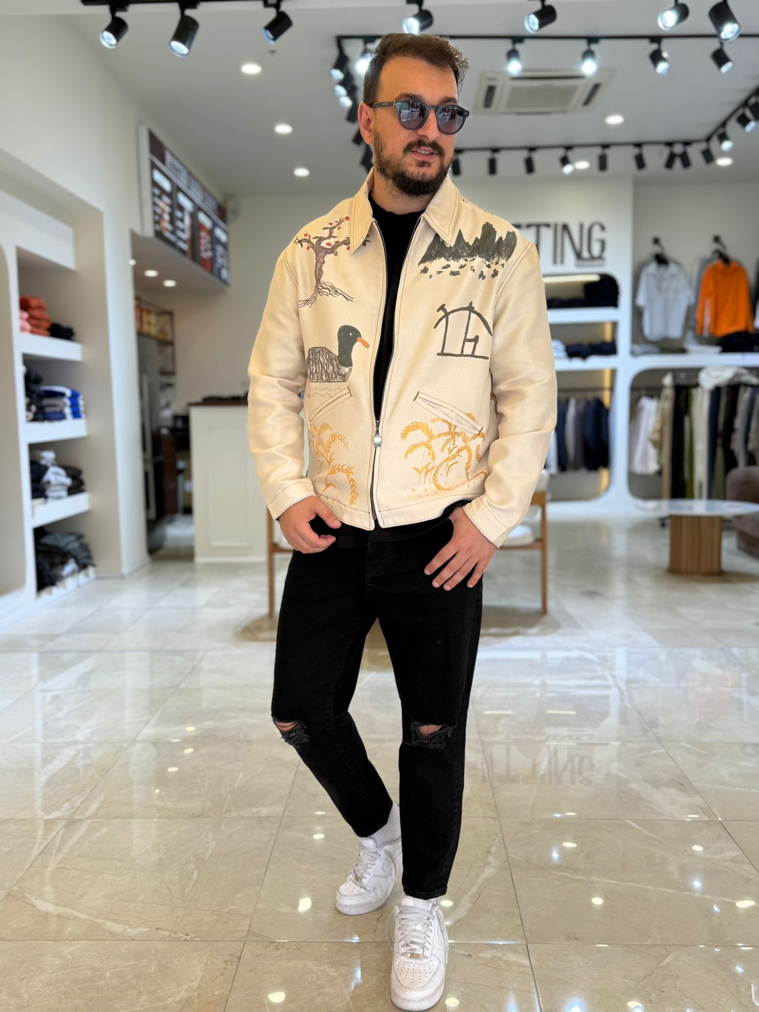 Desenli Premium Ceket