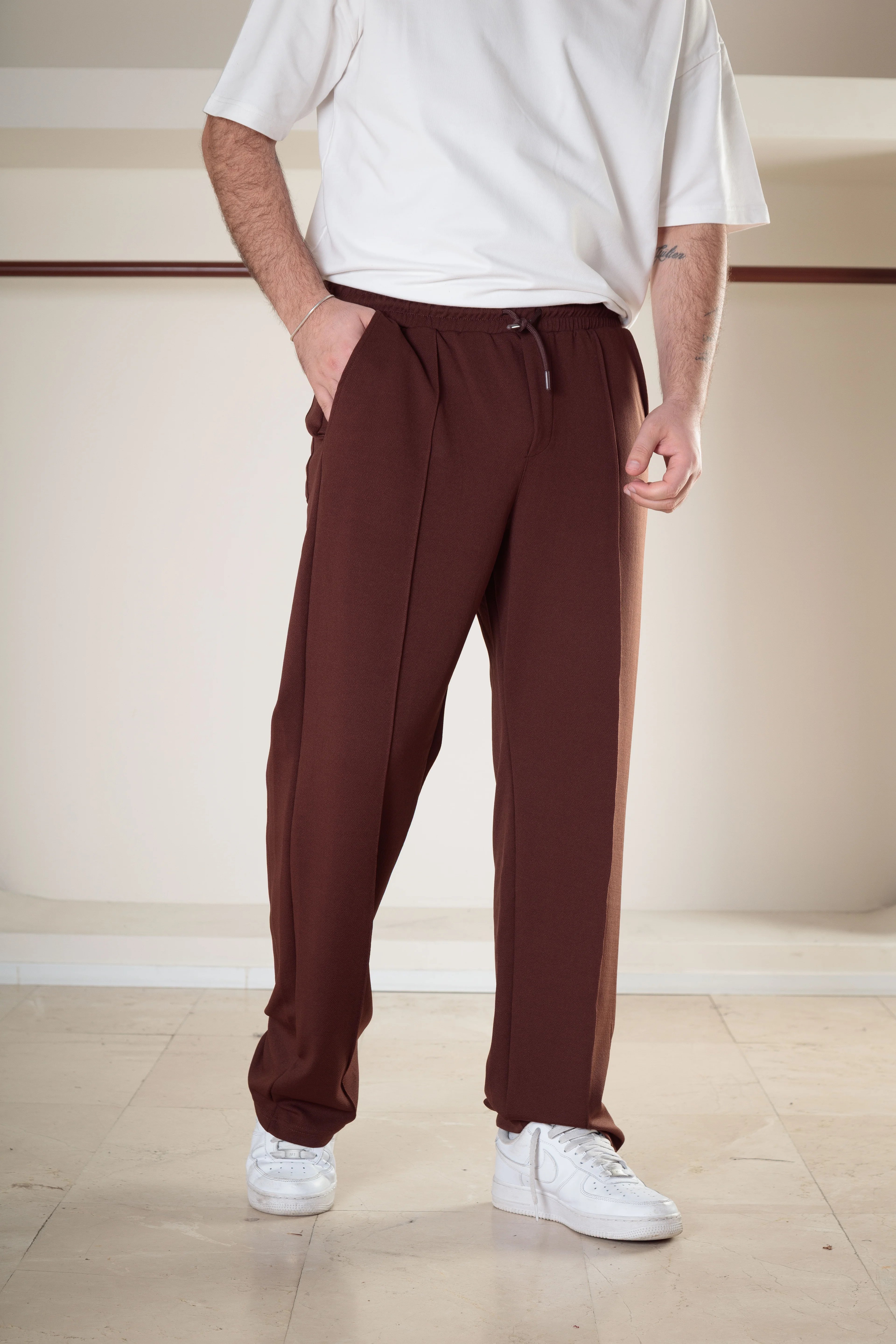 Ful Lıkralı Baggy Pantolon