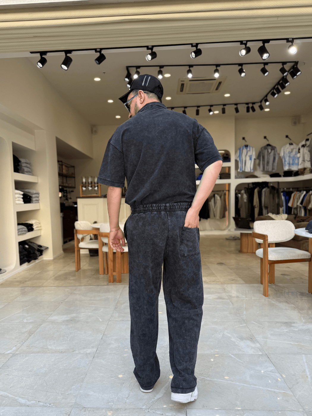 Fermuar Detaylı Oversize Takım