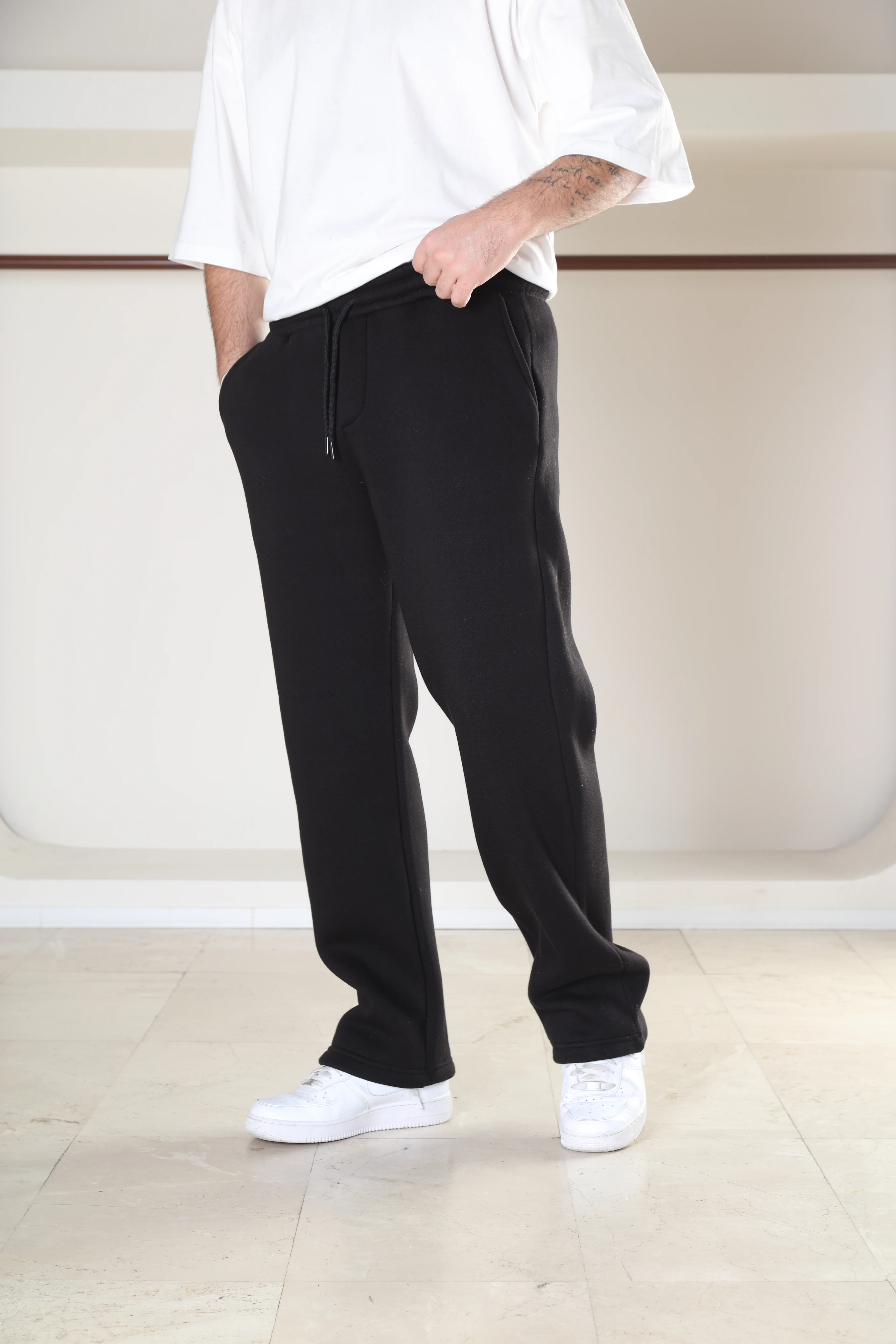 3iplik Şardonlu Baggy Eşofman