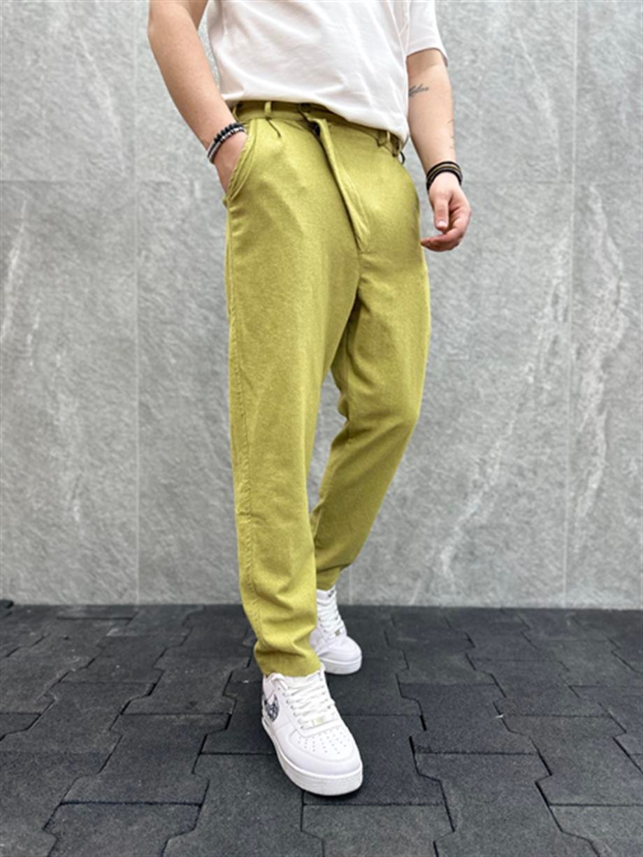 Erkek Keten Pantalon