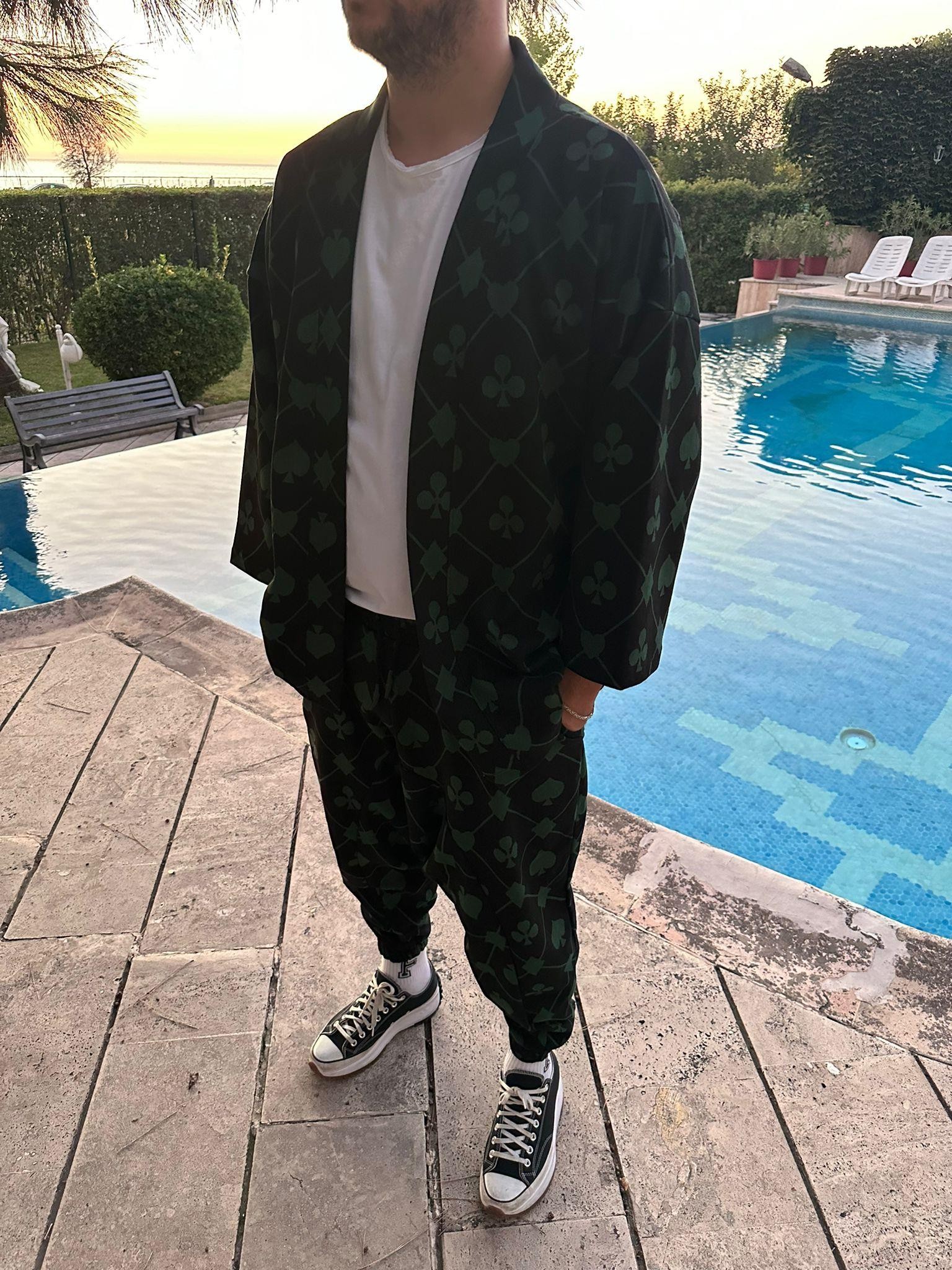 Desenli Kimono
