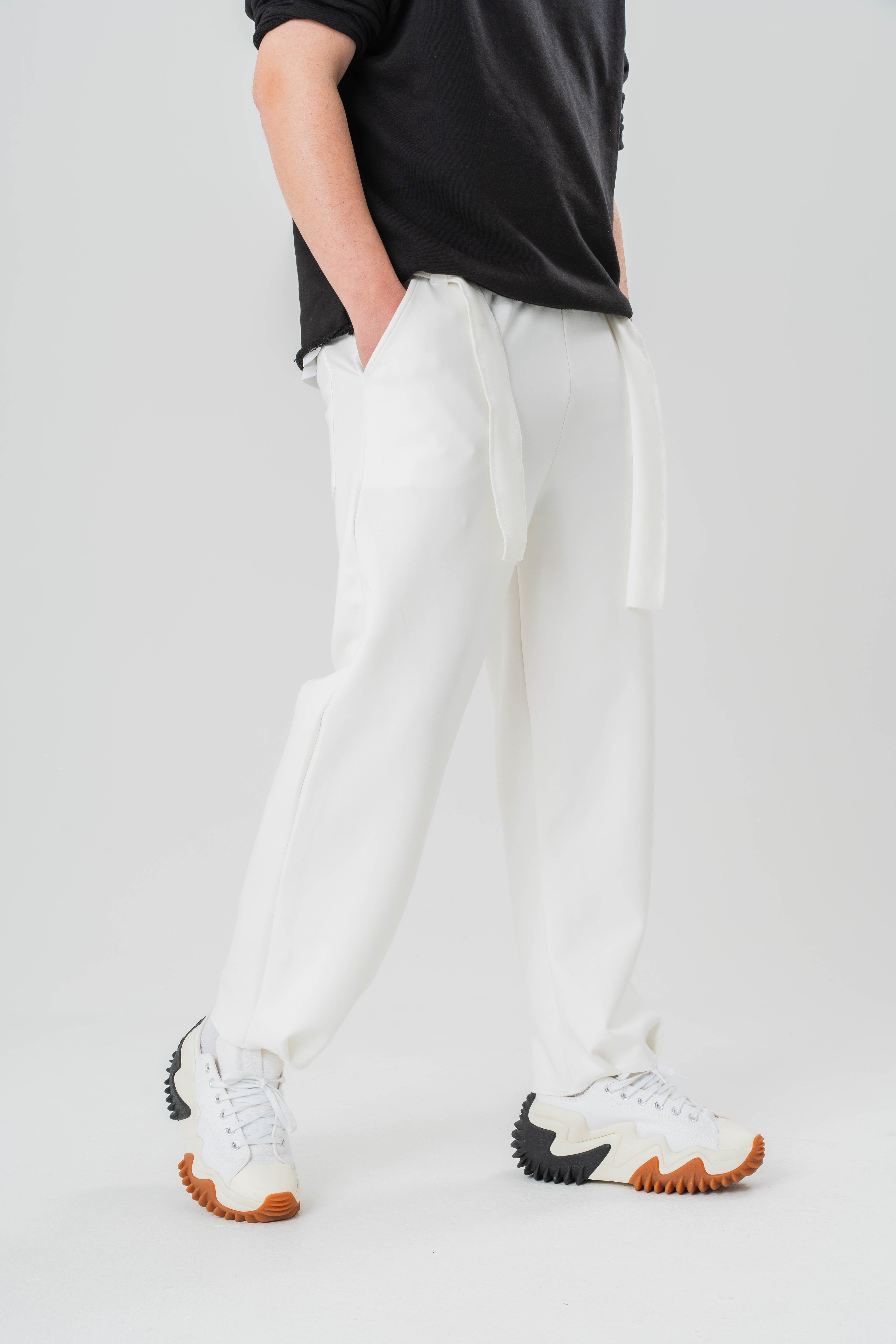 Kuşaklı Baggy Pantolon