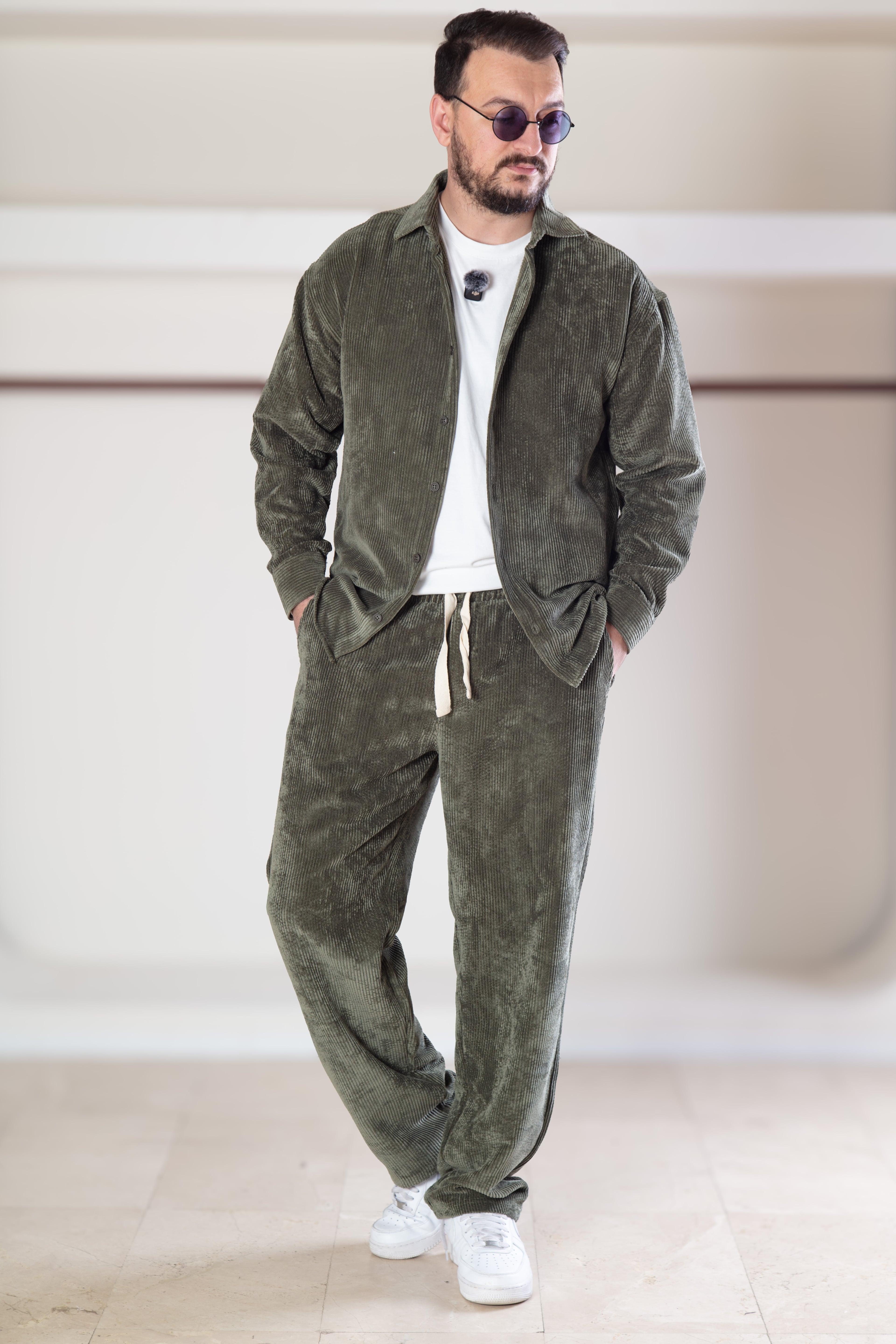 Oversize Kadife Takım