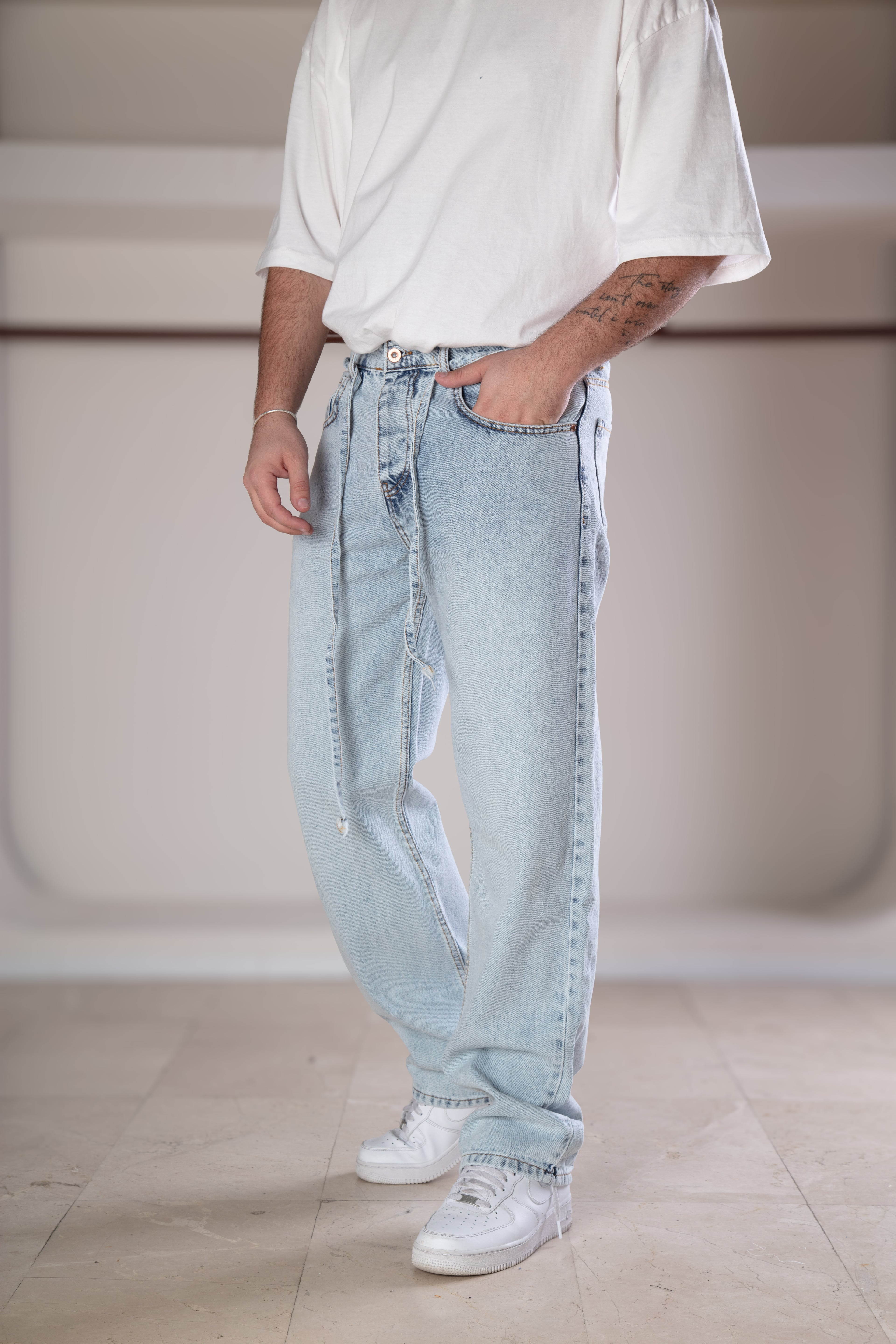 Erkek Baggy Jean Pantolon