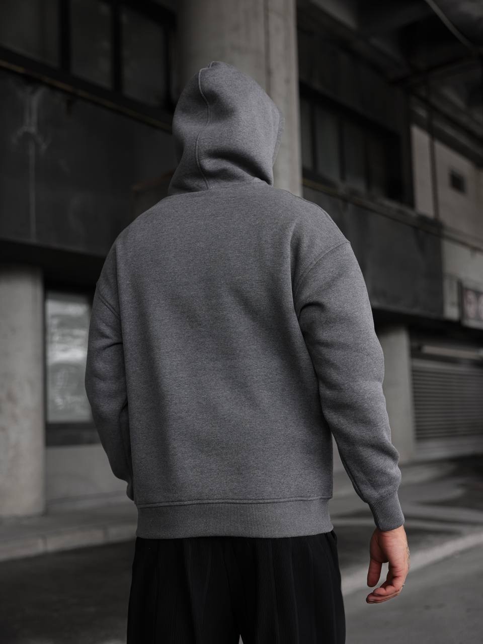 Kapüşonlu Cep Detaylı Hoodie