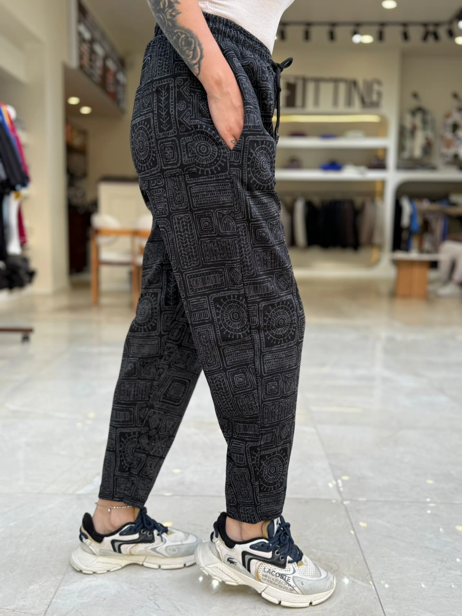 Bayan Bohem Desen Baggy 