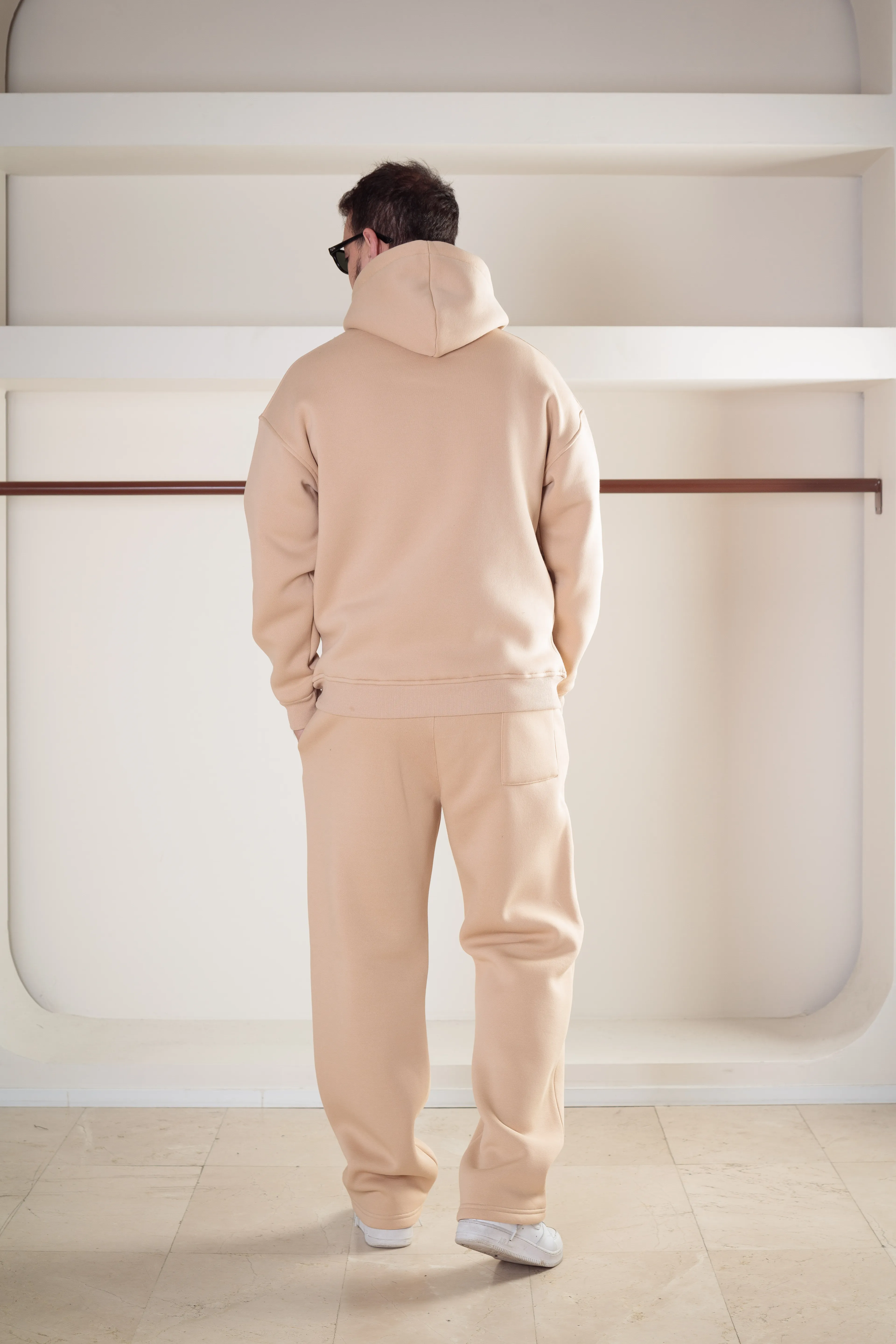 3iplik Şardonlu Oversize Takım