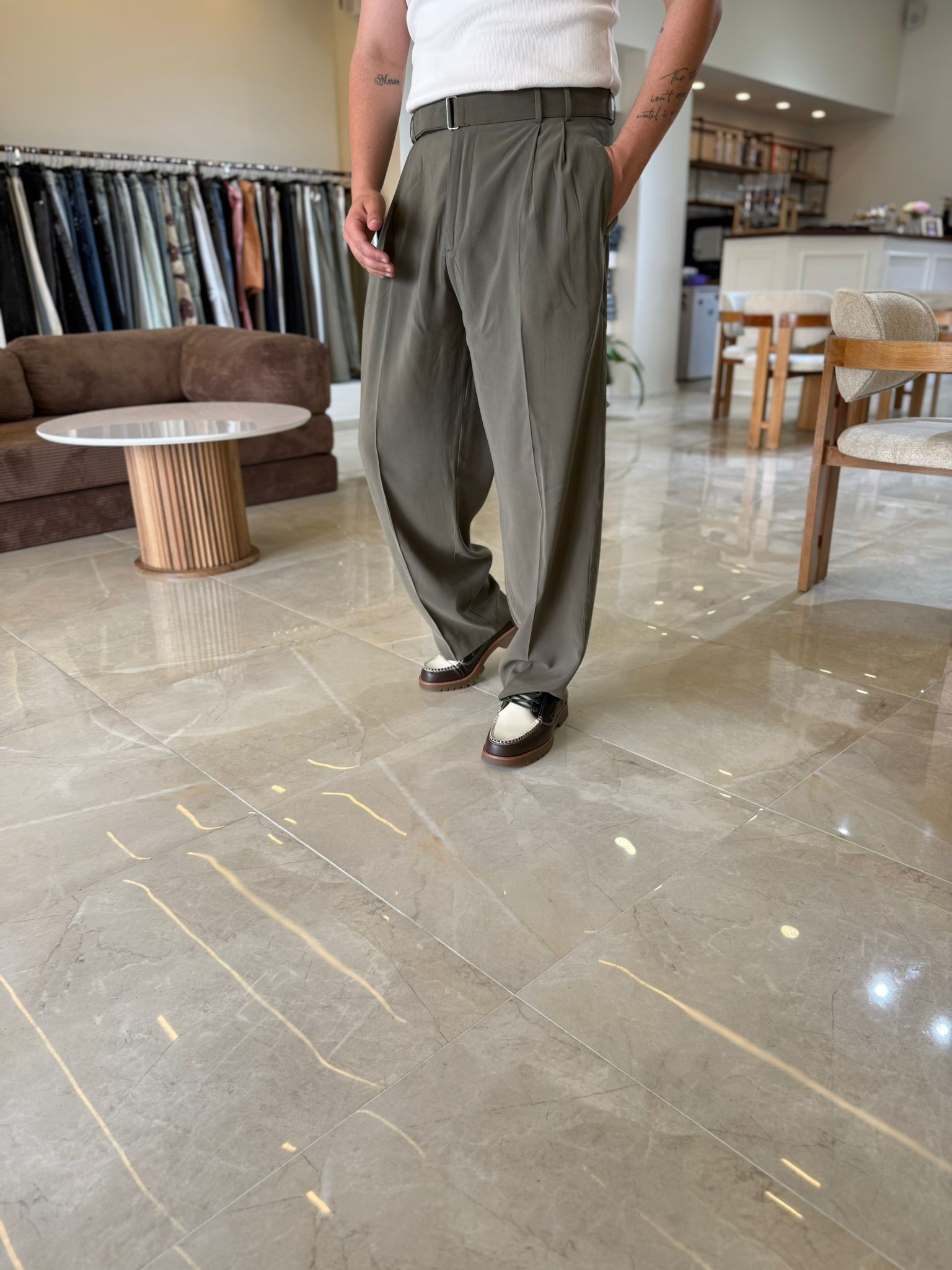 İtalyan Kesim Baggy Pantolon
