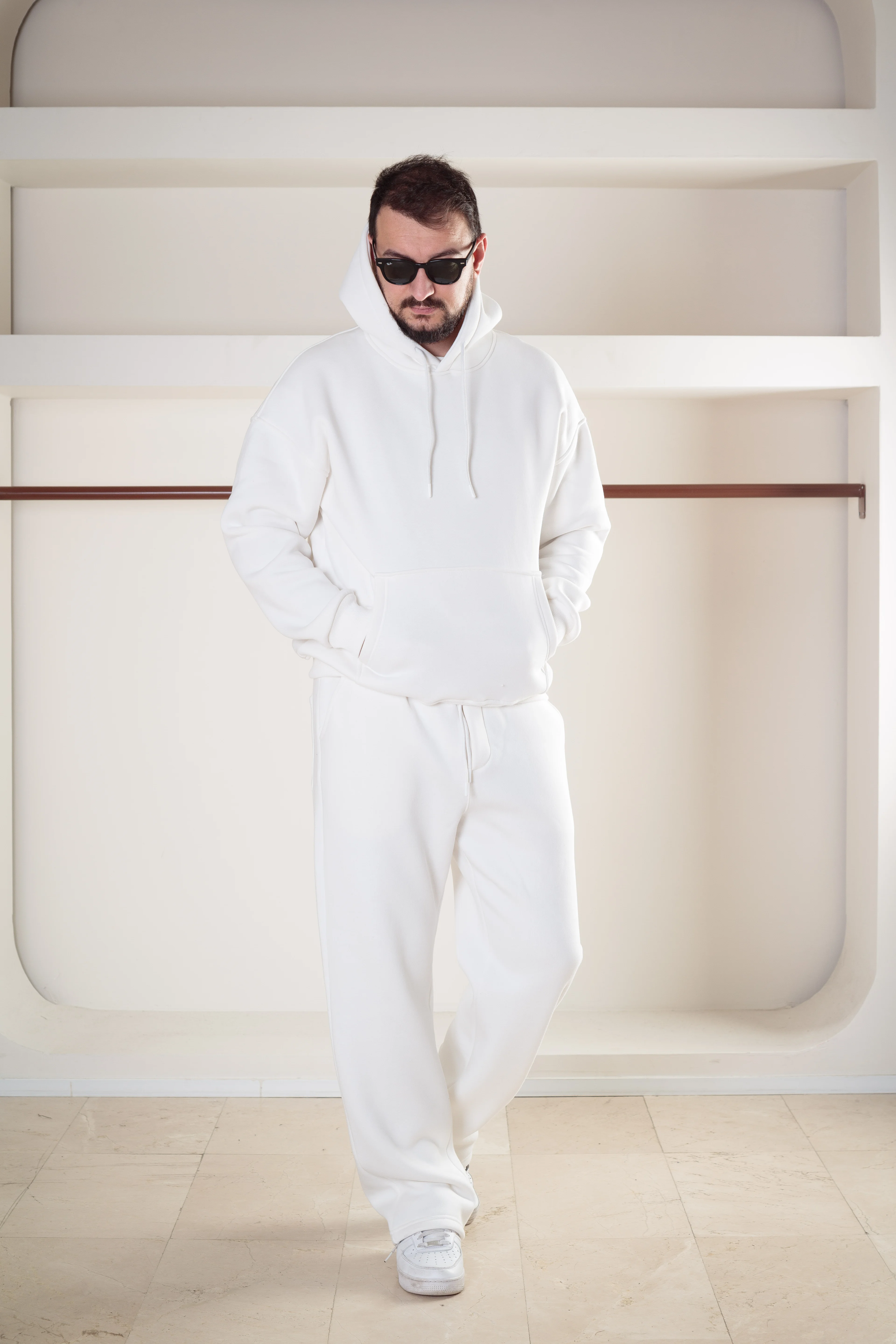 3iplik Şardonlu Oversize Takım